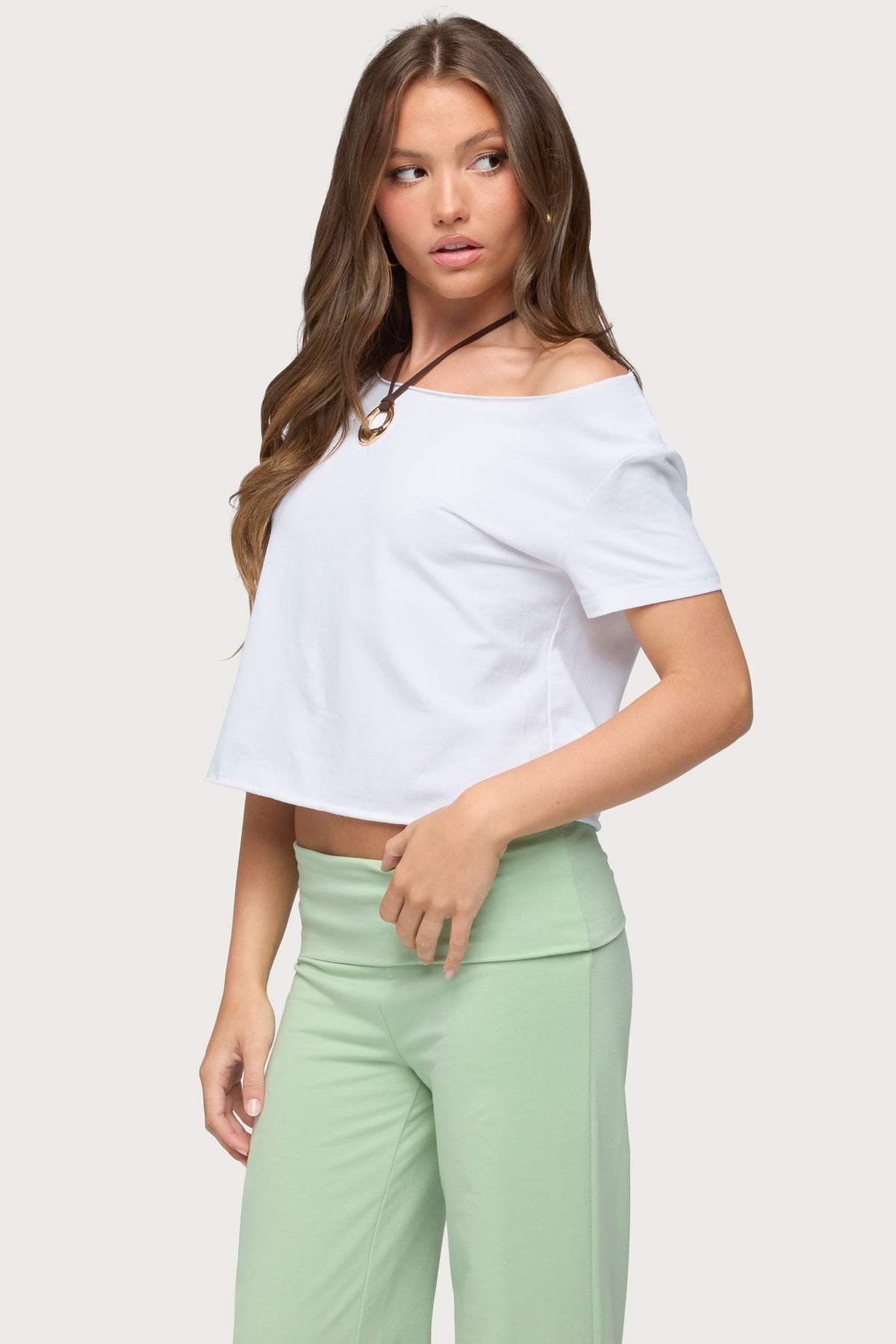 Dosie Off Shoulder Top - WHITE