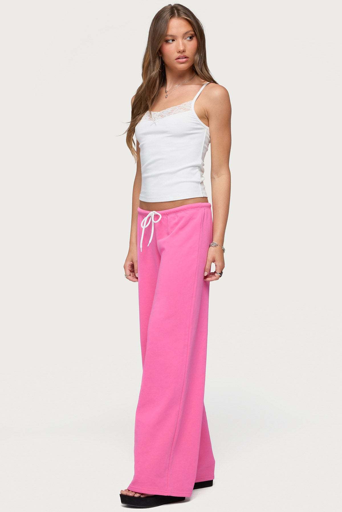 Callista Straight Leg Sweatpants - PINK