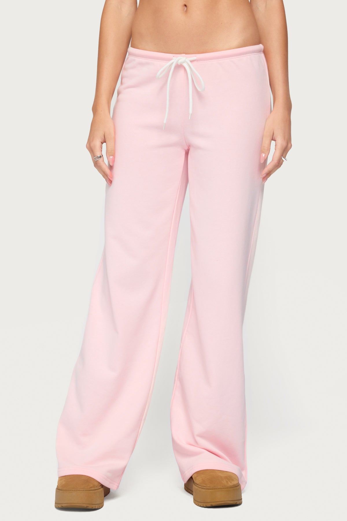 Callista Straight Leg Sweatpants - LIGHT-PINK