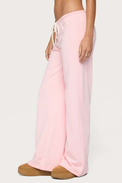 Callista Straight Leg Sweatpants - LIGHT-PINK