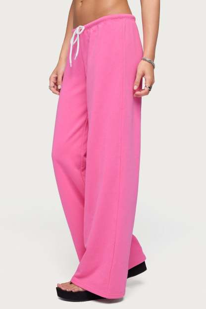 Callista Straight Leg Sweatpants - PINK