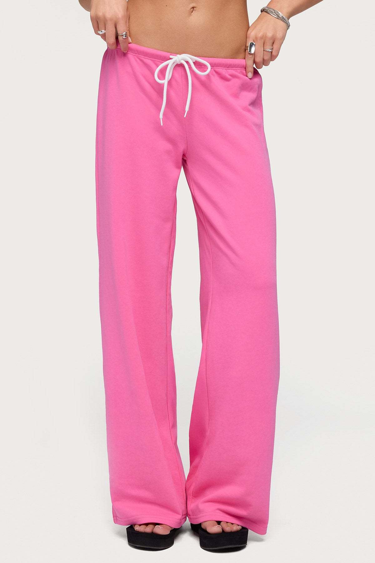 Callista Straight Leg Sweatpants - PINK
