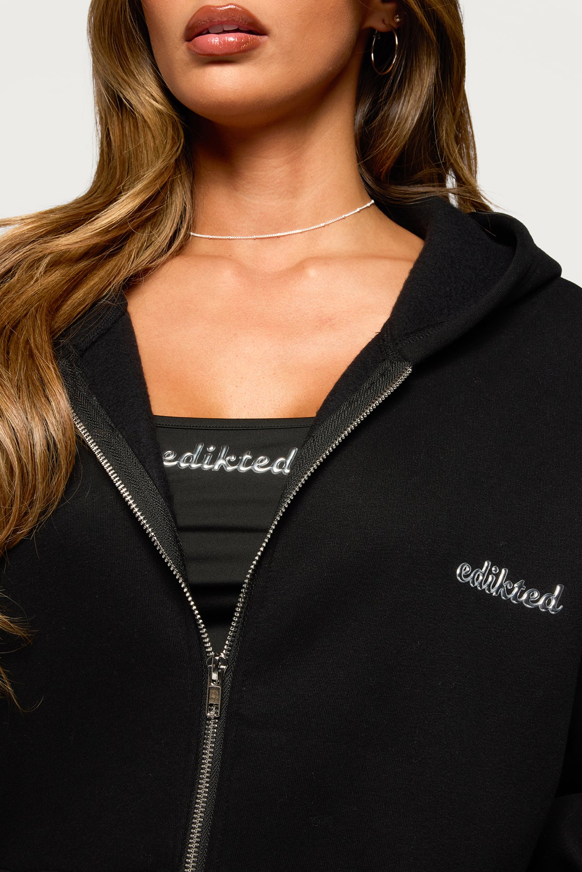 Edikted Diva Tank Top - BLACK