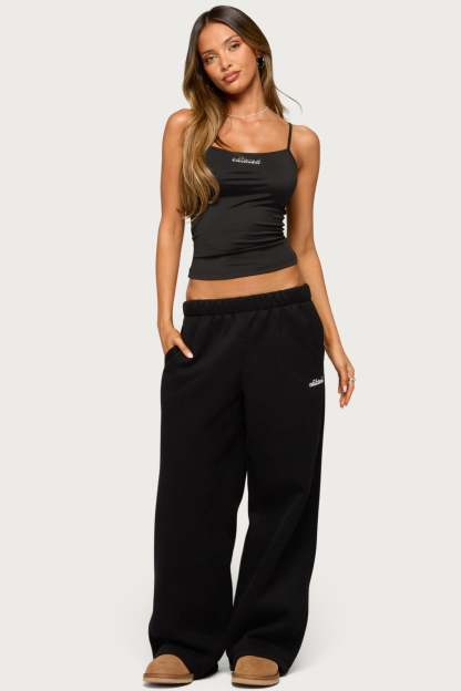 Edikted Diva Tank Top - BLACK