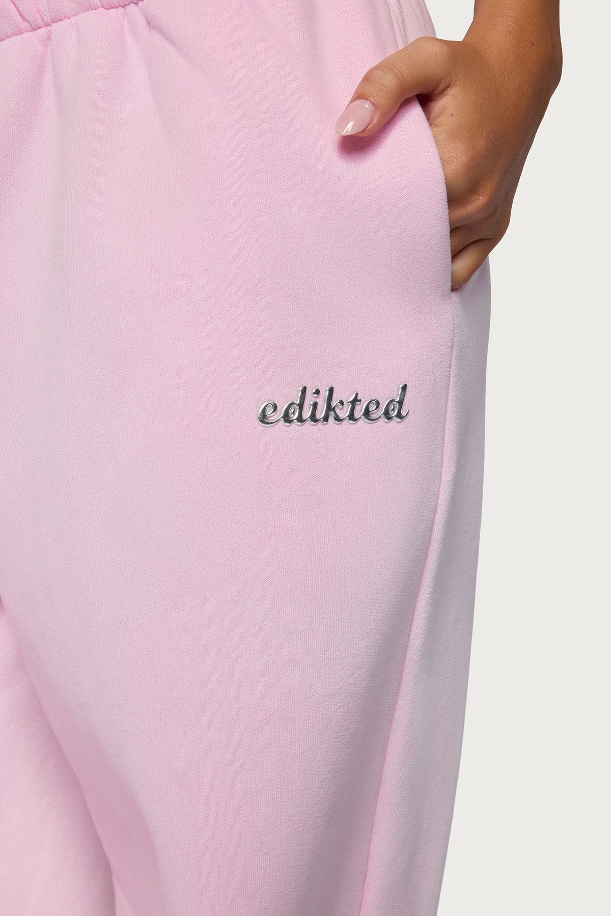 Edikted Diva Sweatpants - LIGHT-PINK