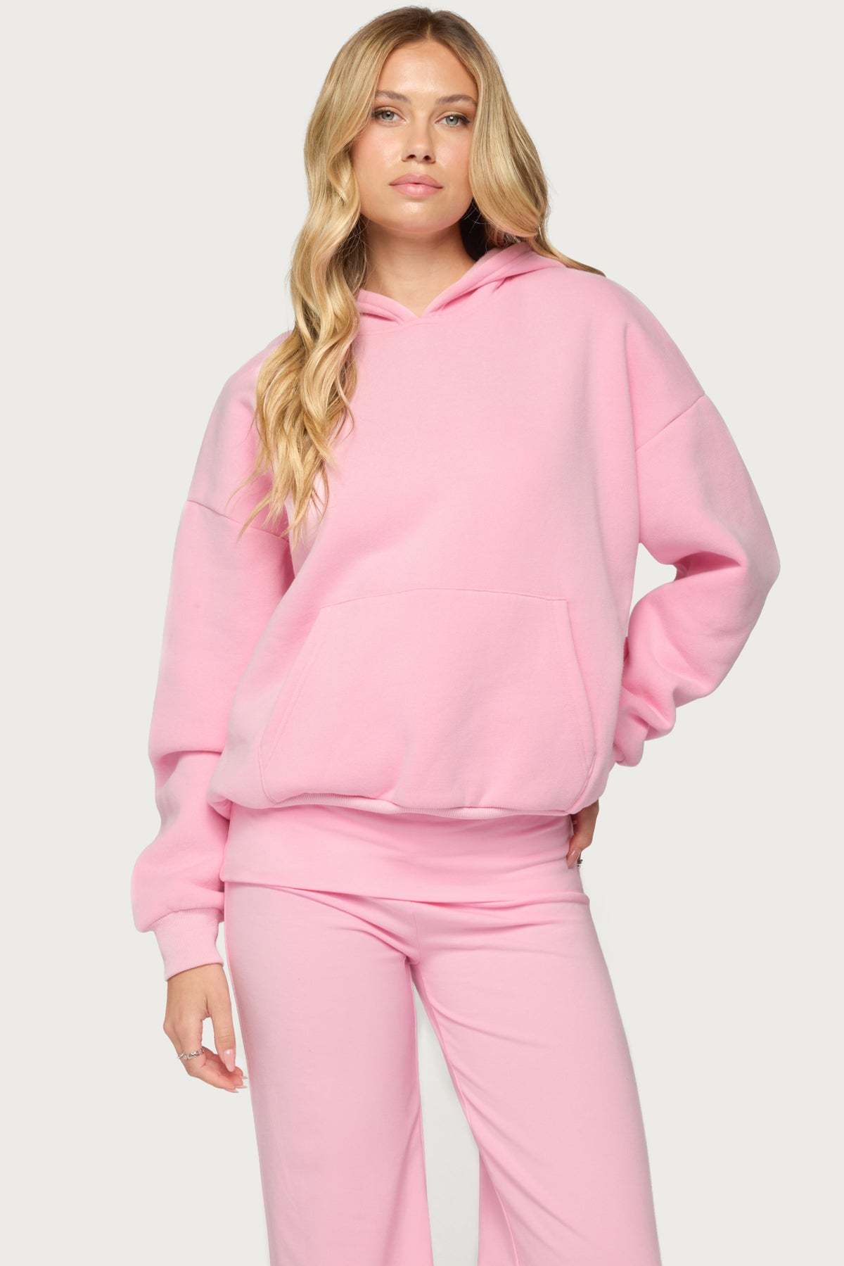 Angel Energy Sequin Hoodie - PINK