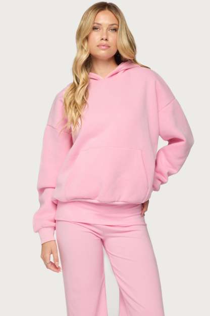 Angel Energy Sequin Hoodie - PINK