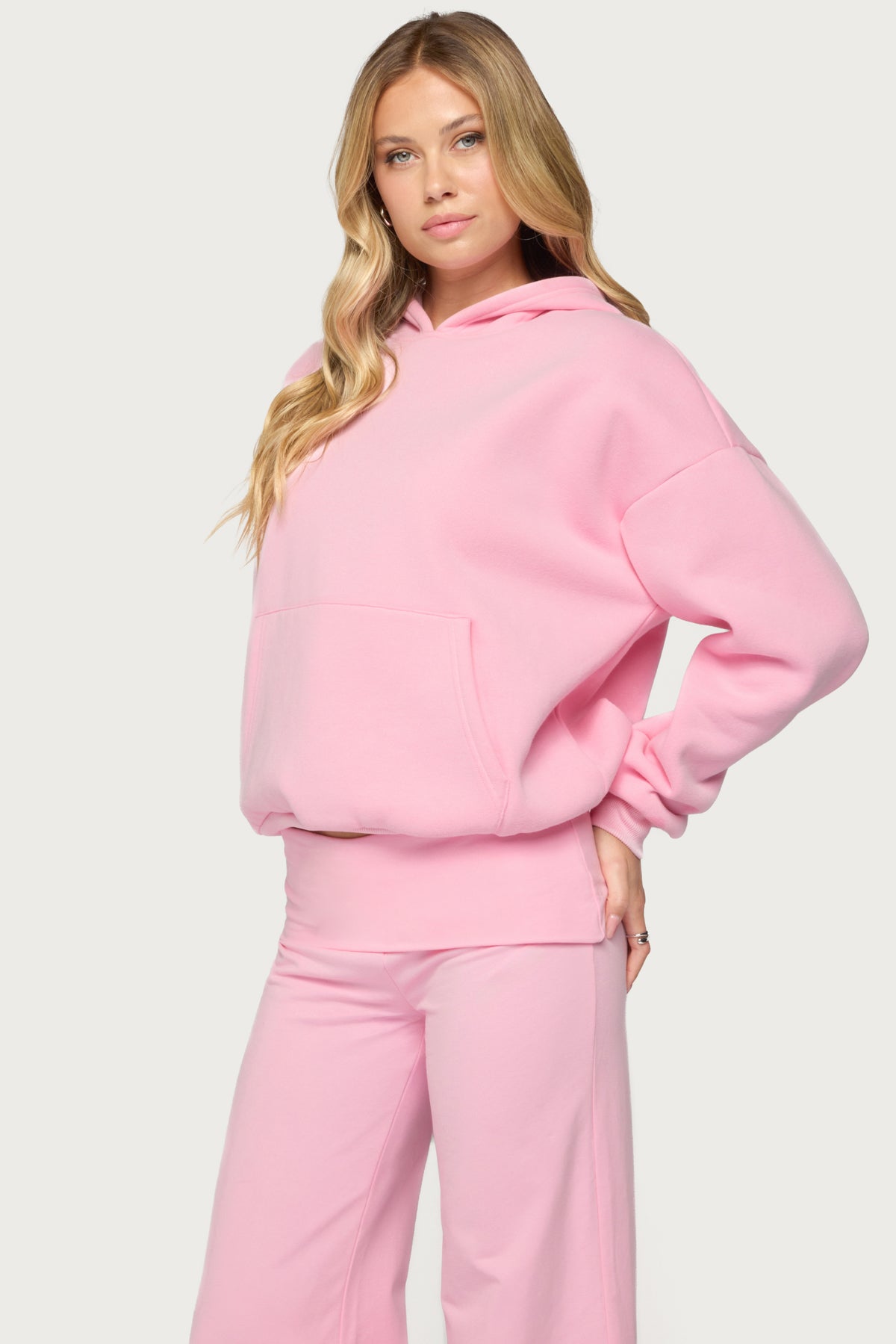 Angel Energy Sequin Hoodie - PINK