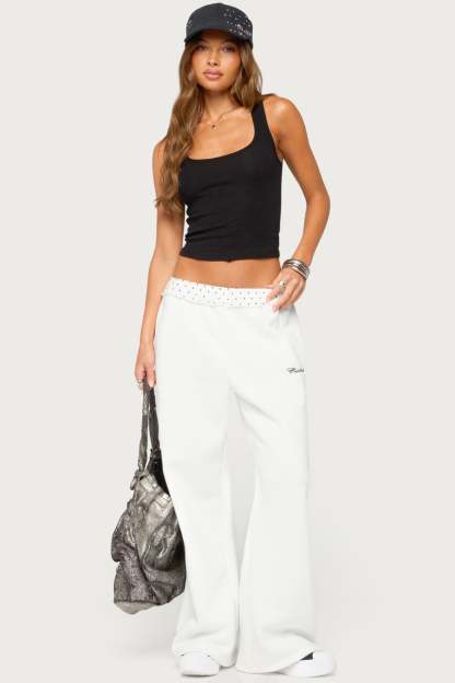Deila Polka Dot Edikted Sweatpants