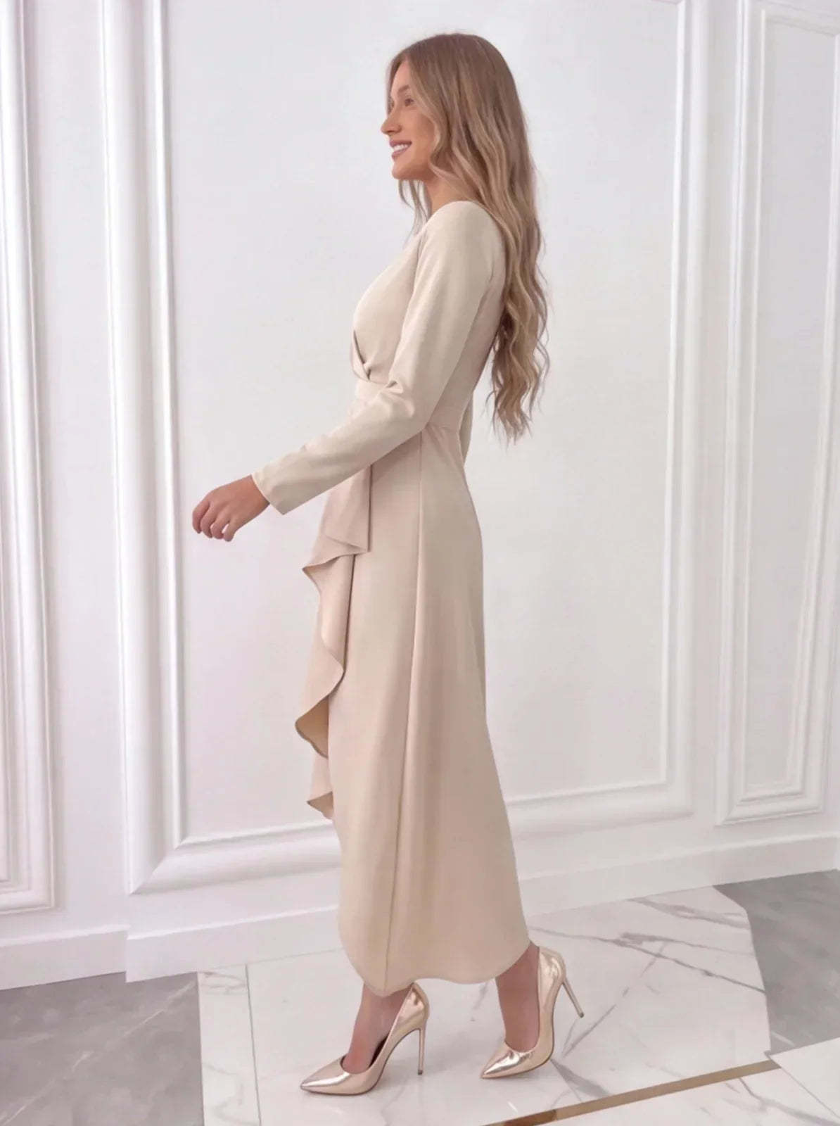 Zinnia Wrap Midi Dress