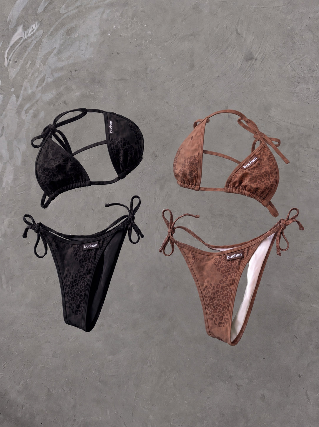 Water Reactive Bikini (Top) - Black — source media 9