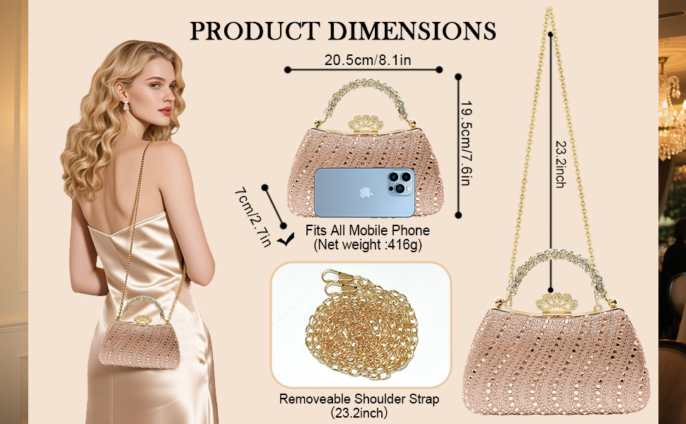 rhinestone purse