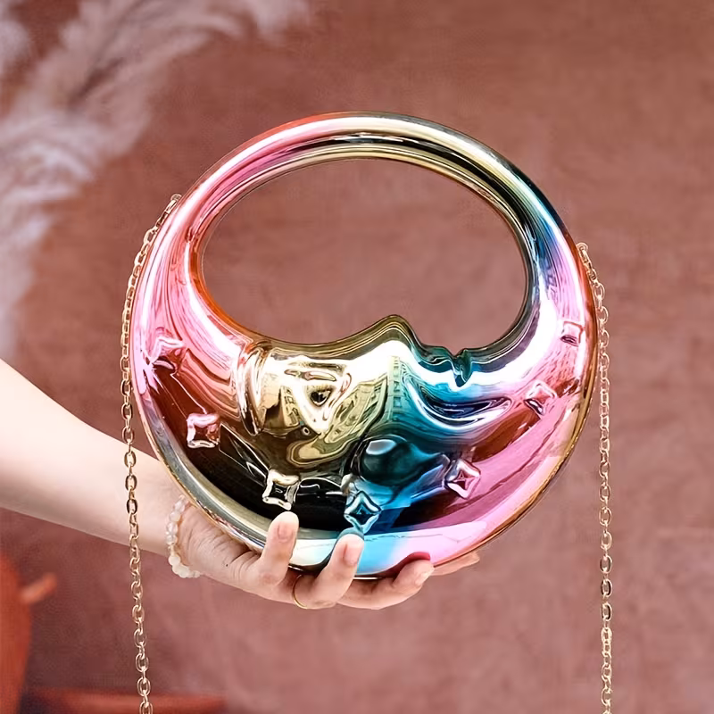 luxury womens party prom box evening clutch acrylic transparent clutch crossbody bag   bride bag   party wedding dinner banquet matching   dress formal dresses prom dress birthday dress women dress party Product details 14