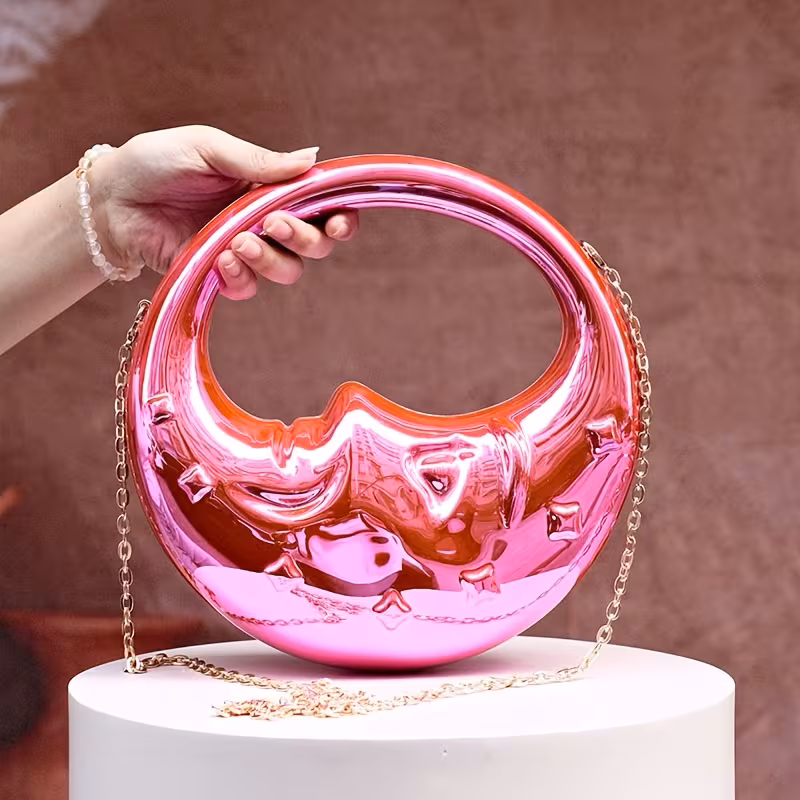 luxury womens party prom box evening clutch acrylic transparent clutch crossbody bag   bride bag   party wedding dinner banquet matching   dress formal dresses prom dress birthday dress women dress party Product details 13