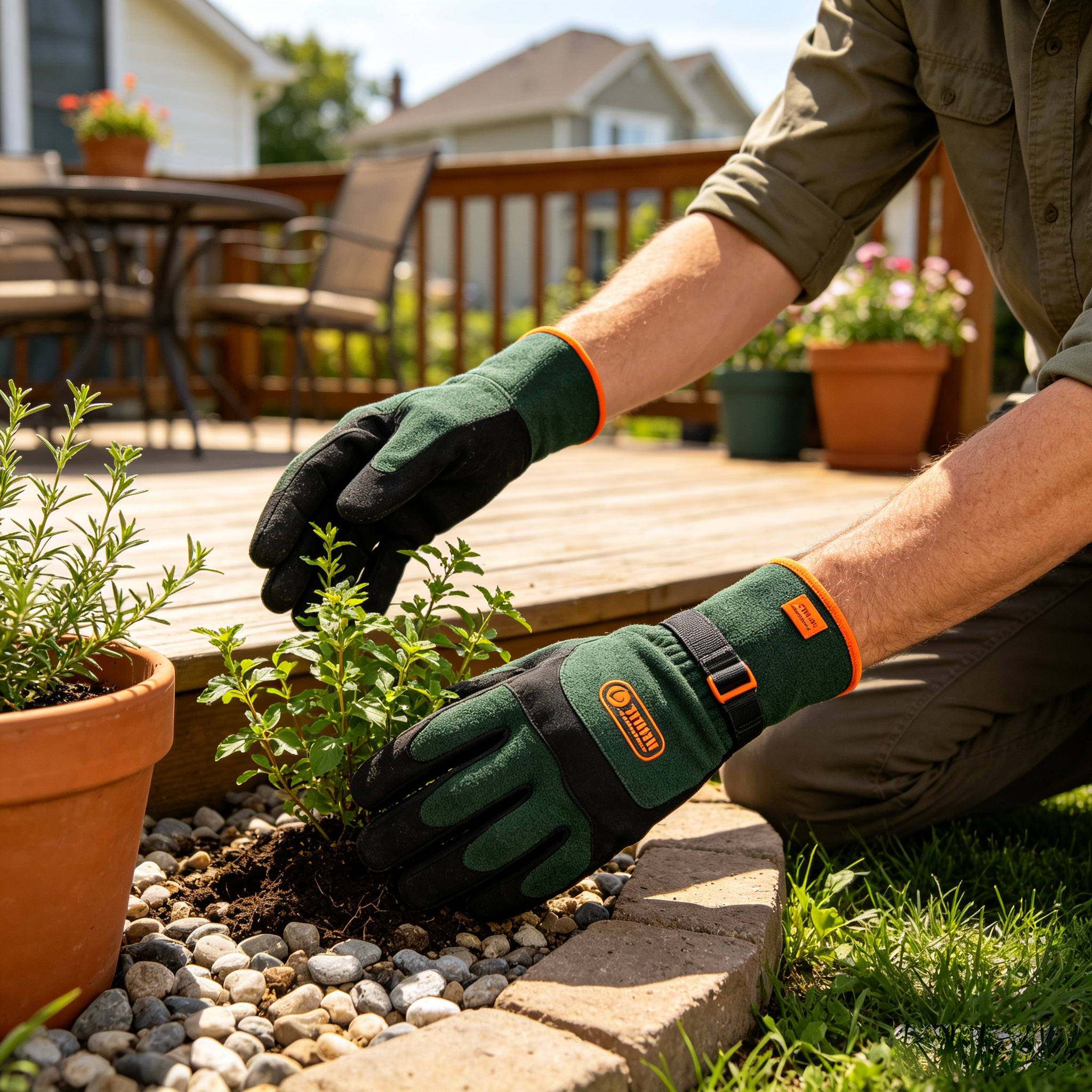 Heavy‑Duty Work Gardening Gloves with Full Accessory Kit
