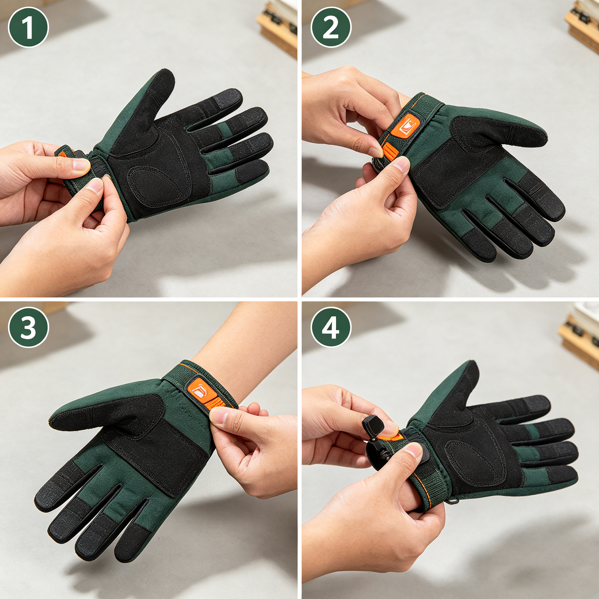 Heavy‑Duty Work Gardening Gloves with Full Accessory Kit