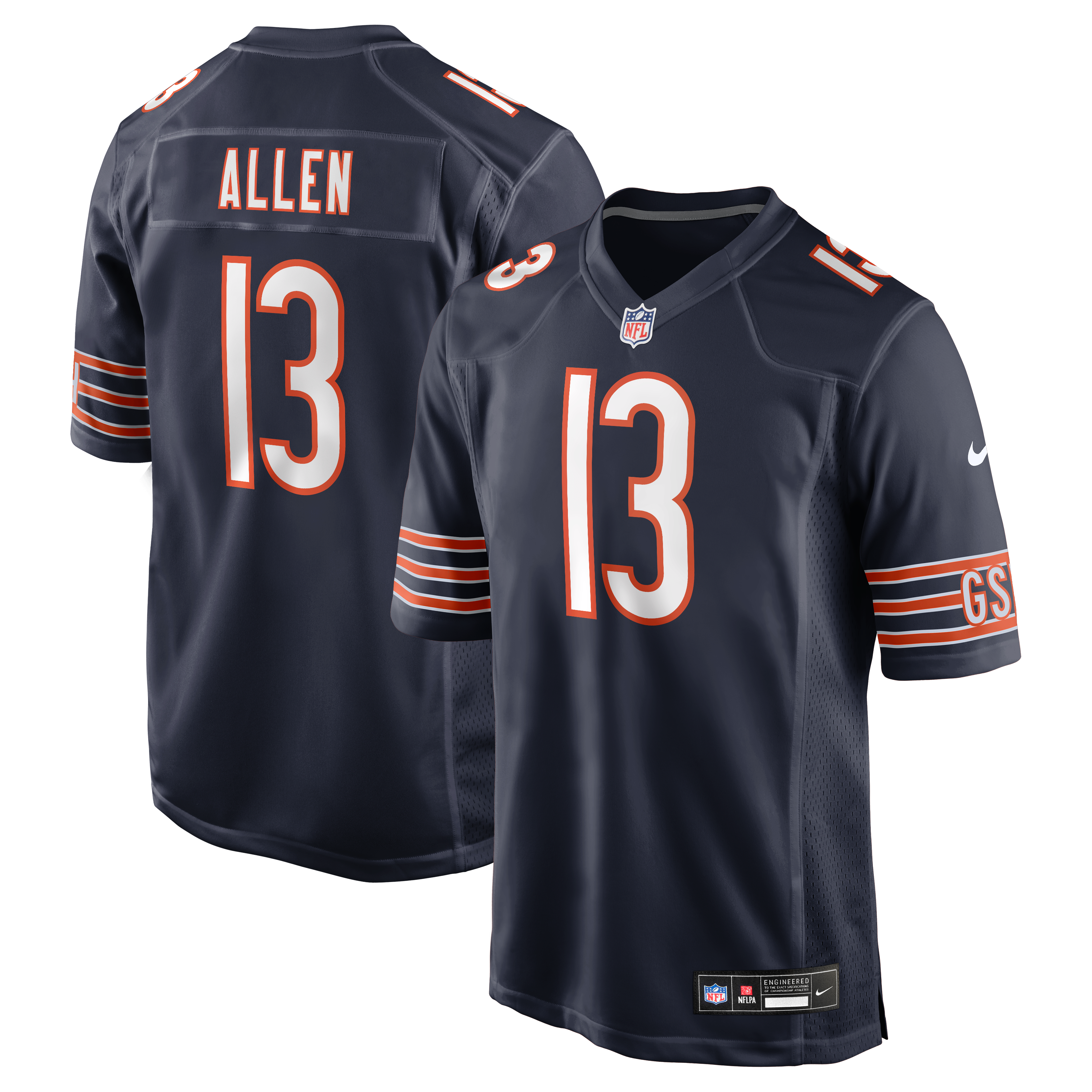 Chicago Bears Navy Game Jersey for Men – Keenan Allen