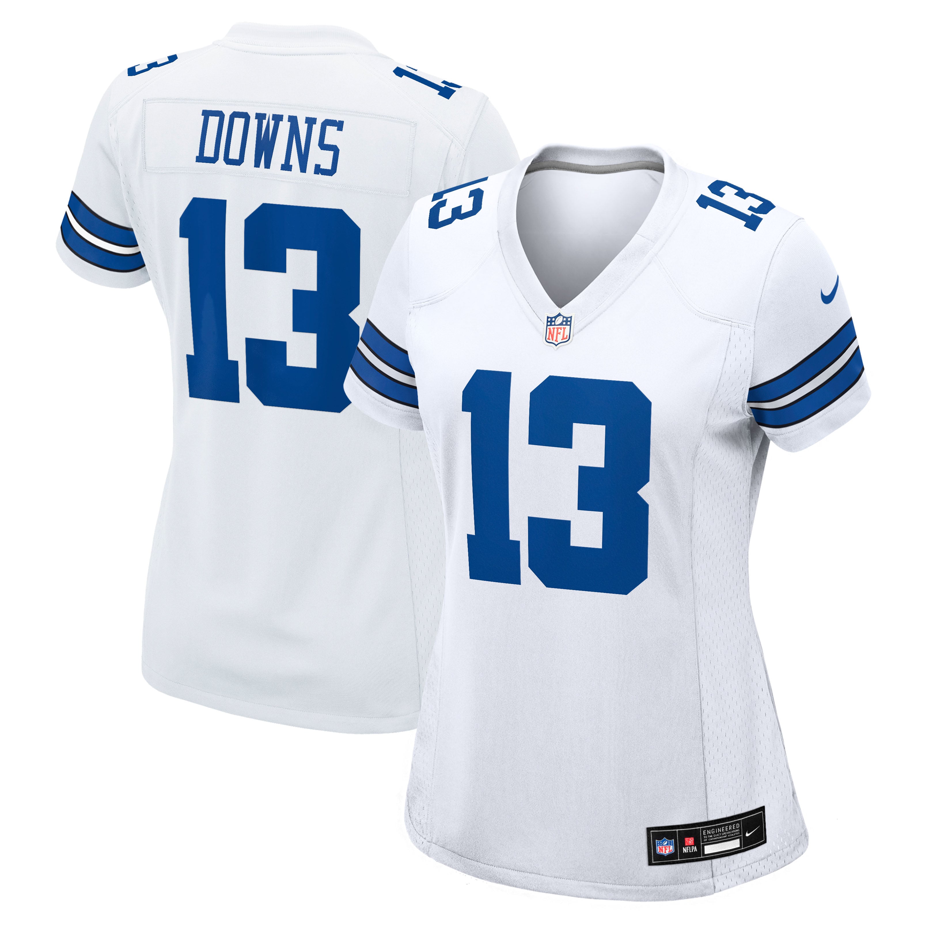 Dallas Cowboys White Game Jersey for Women – Caleb Downs