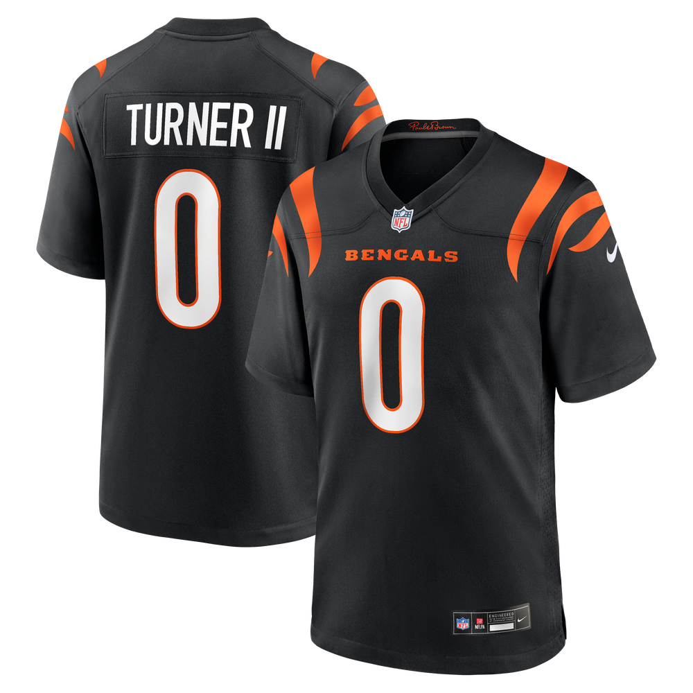 Cincinnati Bengals Black Game Jersey for Women – DJ Turner II
