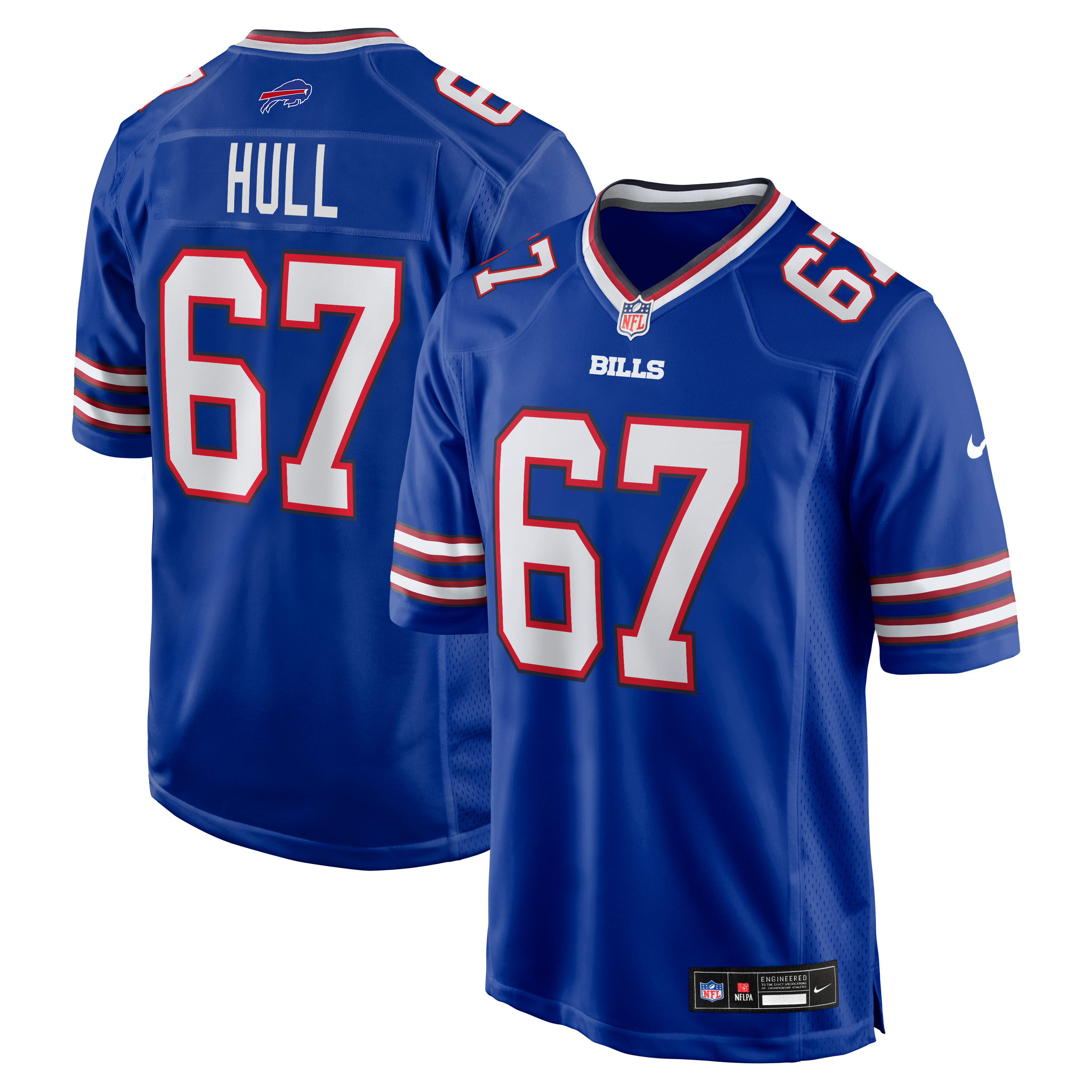 Buffalo Bills Royal Retired Player Jersey for Men – Kent Hull