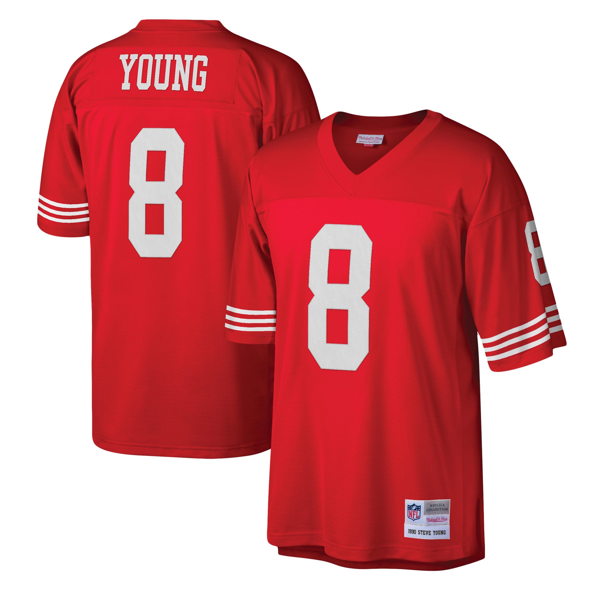 San Francisco 49ers Scarlet Legacy Replica Jersey for Women – Steve Young