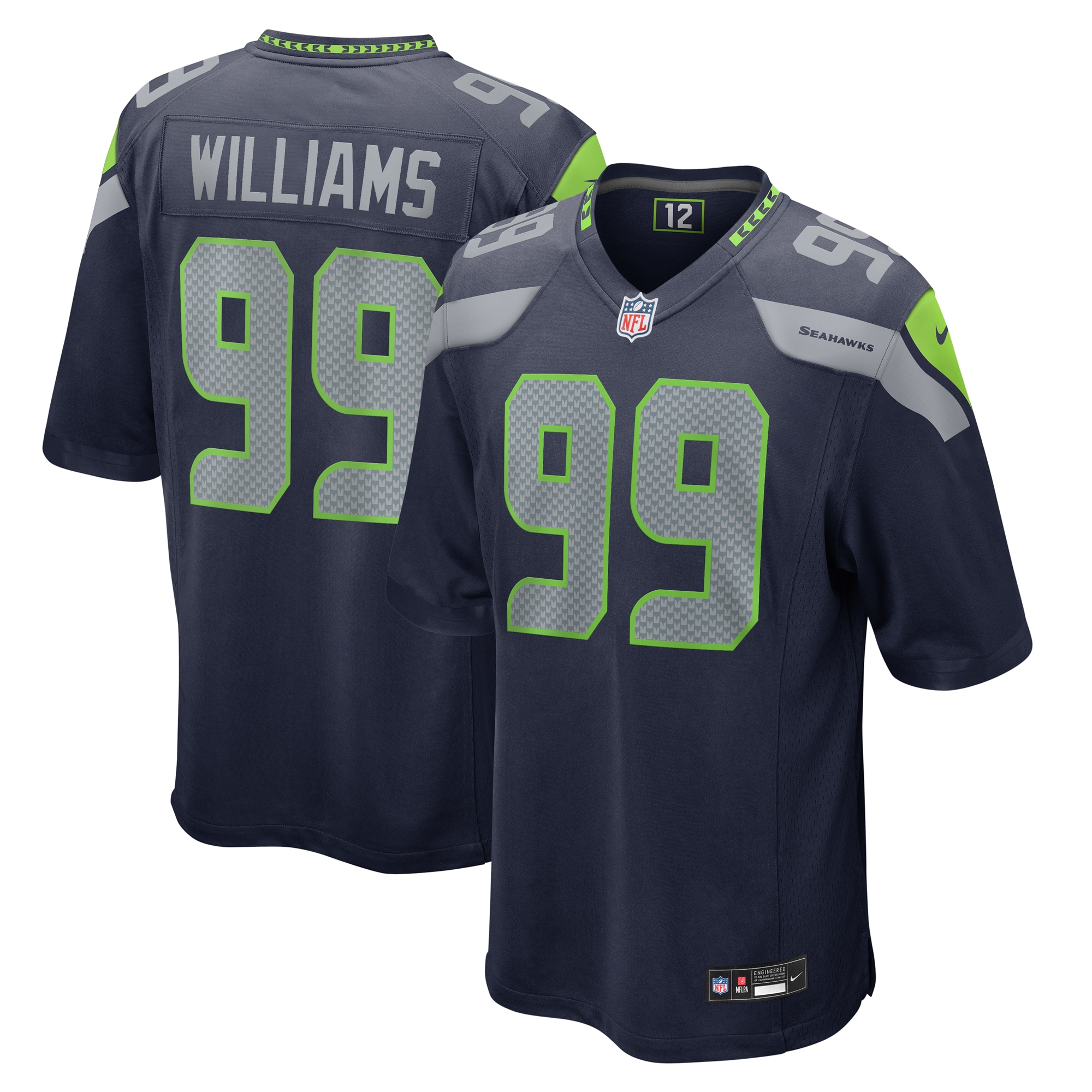Seattle Seahawks College Football Game Jersey for Men – Leonard Williams
