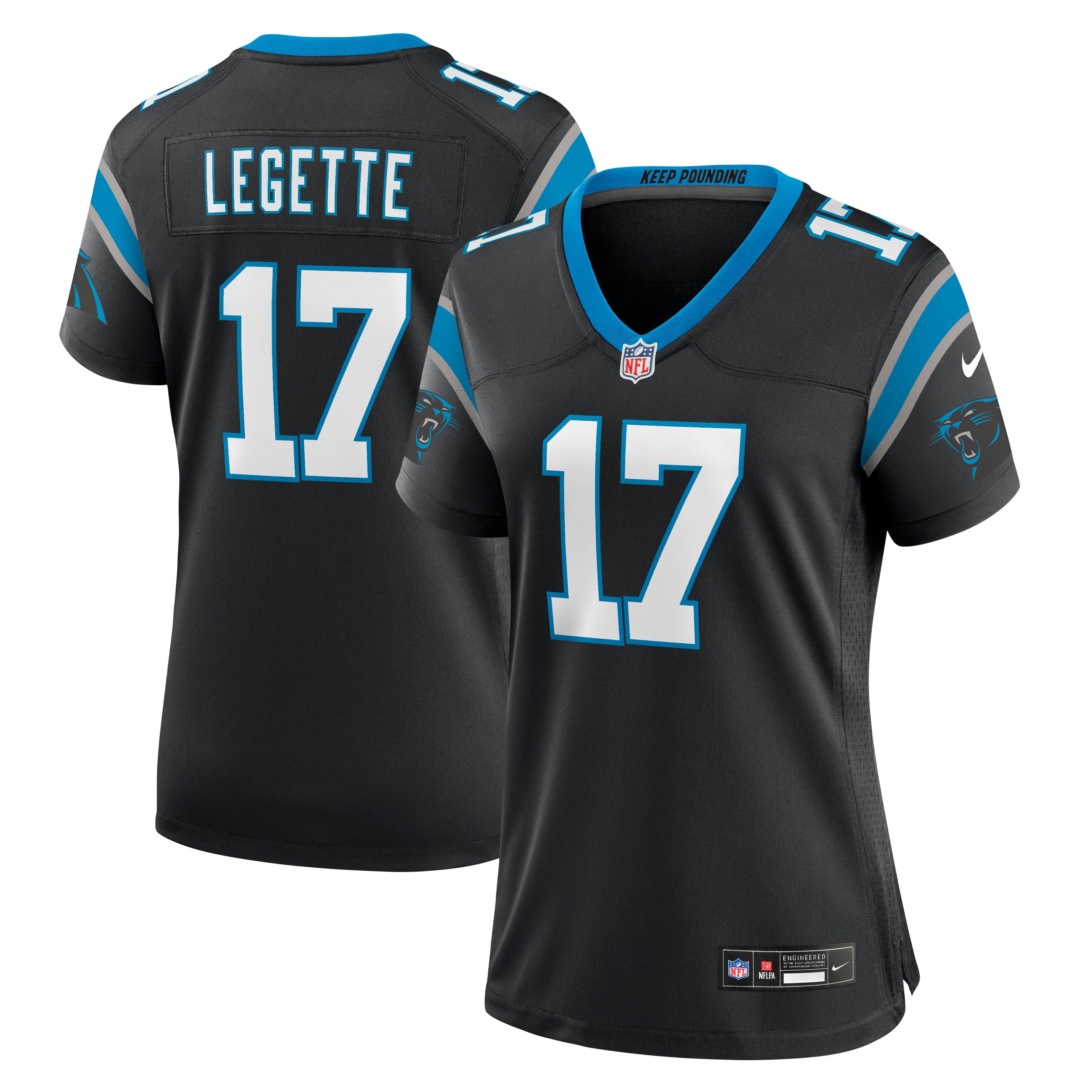 Carolina Panthers Football Game Jersey for Women – Xavier Legette