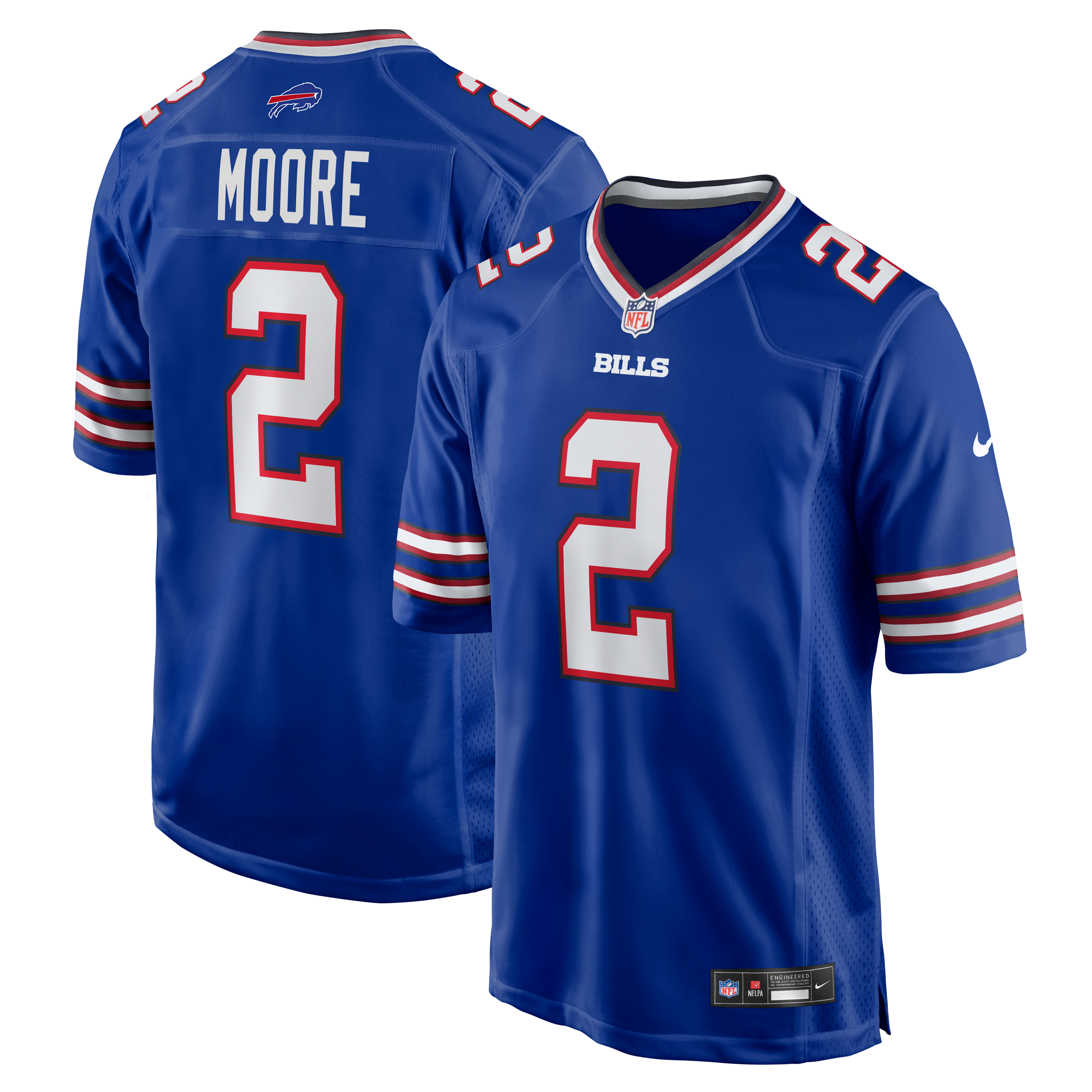 Buffalo Bills Royal Game Jersey for Men – D.J. Moore
