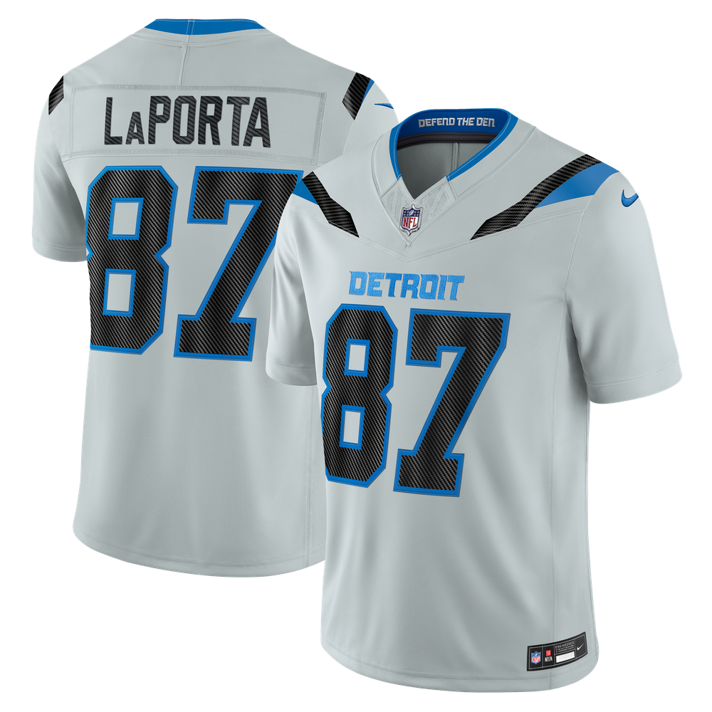 Detroit Lions 2026 Silver Rivalries Stitched Limited Jersey for Men – Sam LaPorta