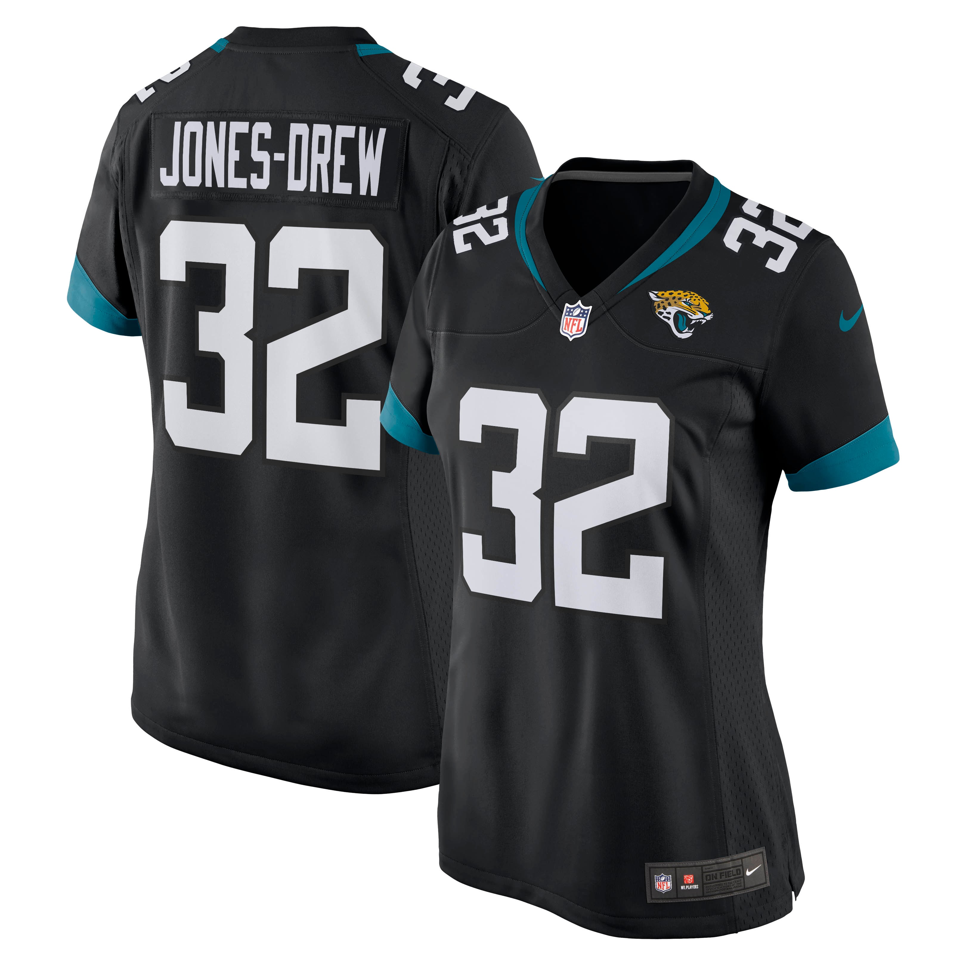 Jacksonville Jaguars Black Retired Player Jersey for Women – Maurice Jones-Drew