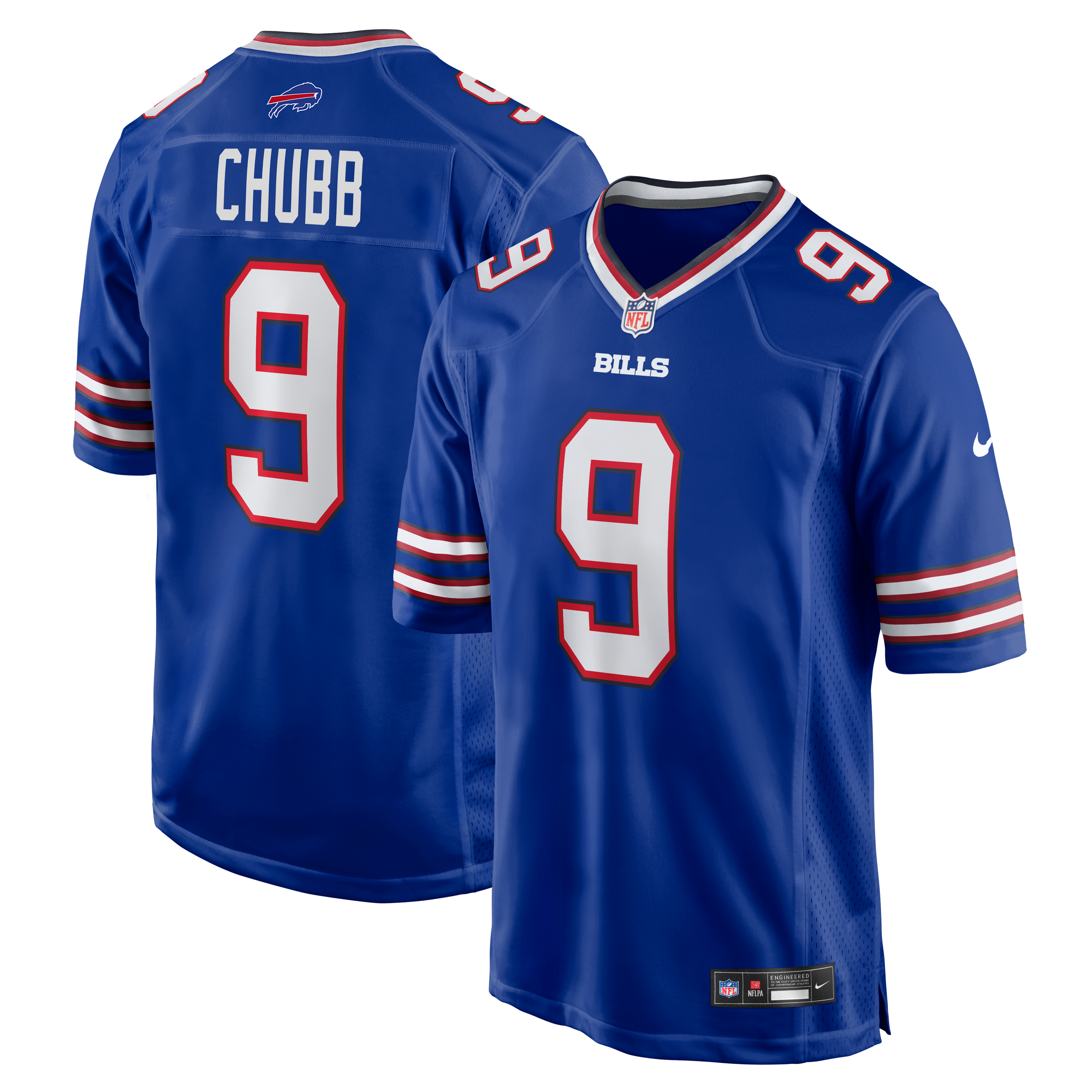 Buffalo Bills Royal Game Jersey for Men – Bradley Chubb