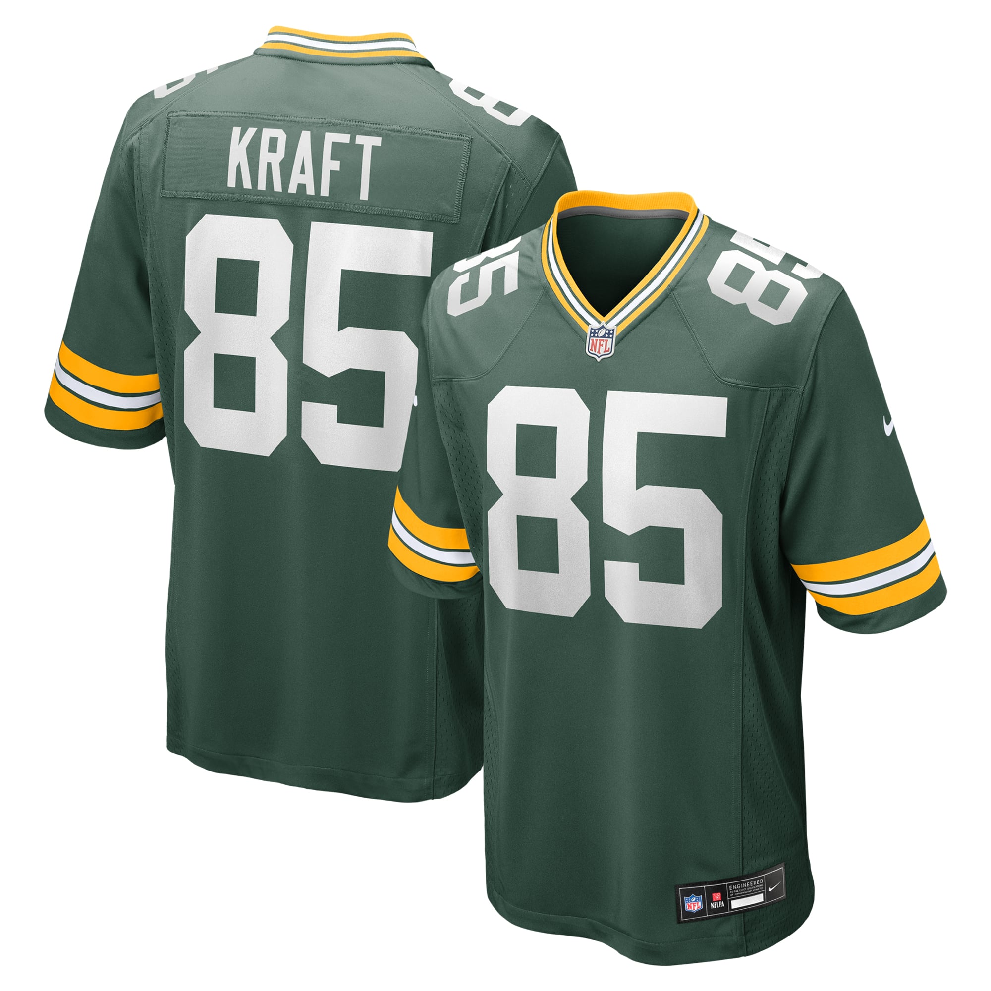 Green Bay Packers Game Jersey for Men – Tucker Kraft