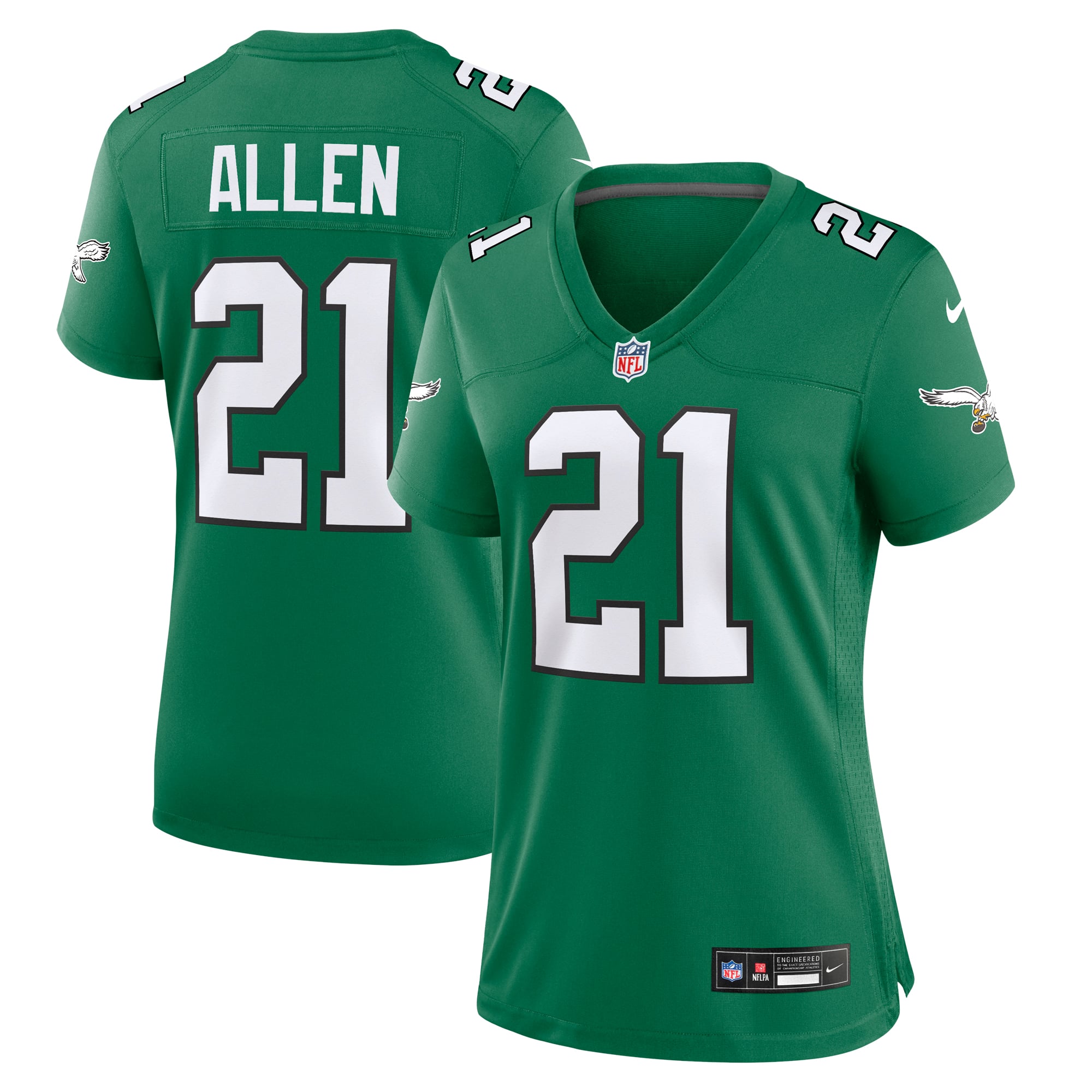 Philadelphia Eagles Kelly Game Alternate Jersey for Men – Eric Allen