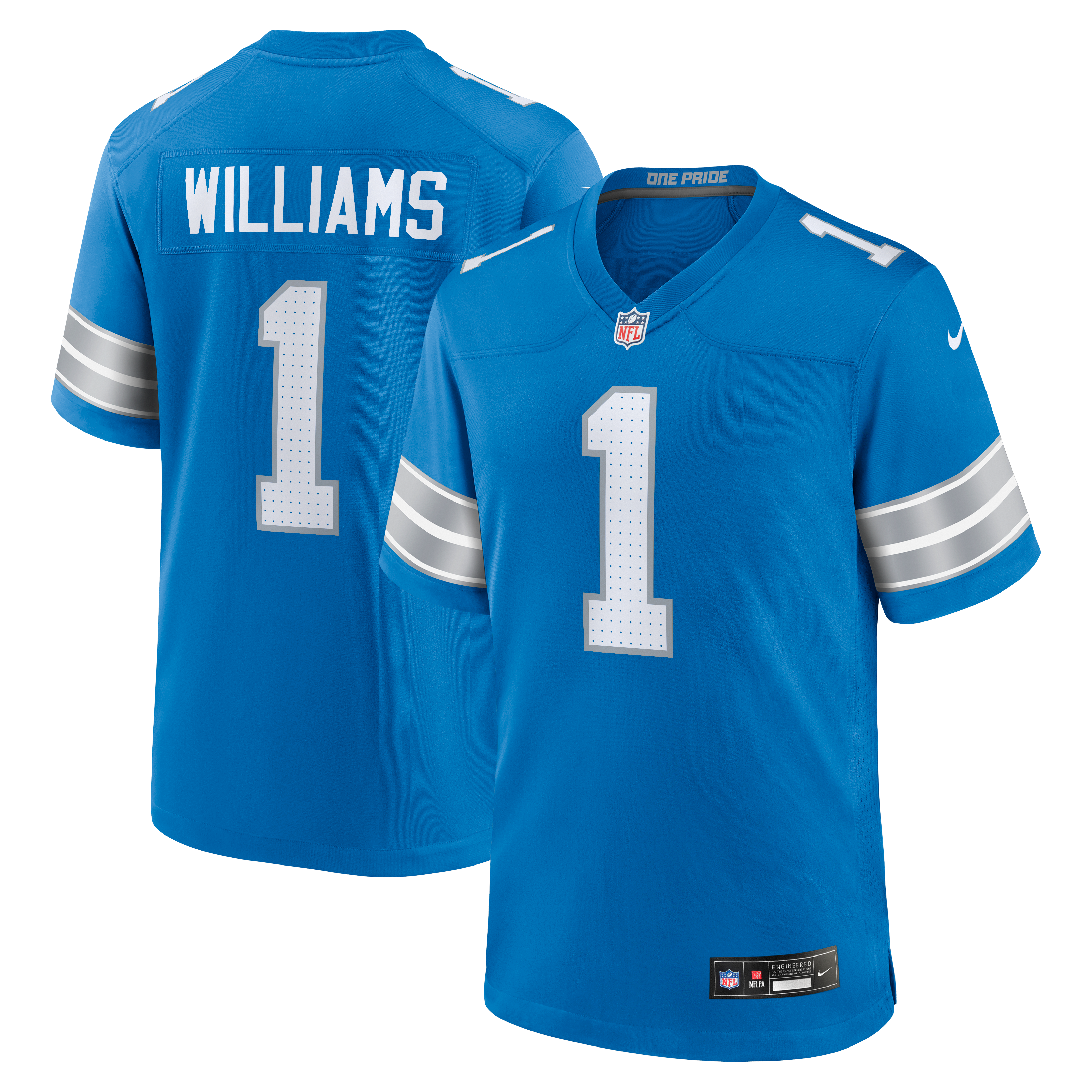 Detroit Lions Blue Player Jersey for Men – Jameson Williams