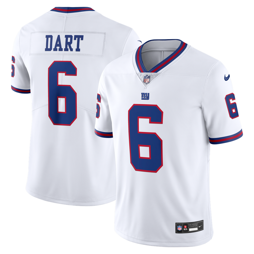 New York Giants White Vintage Stitched Limited Jersey for Women – Jaxson Dart