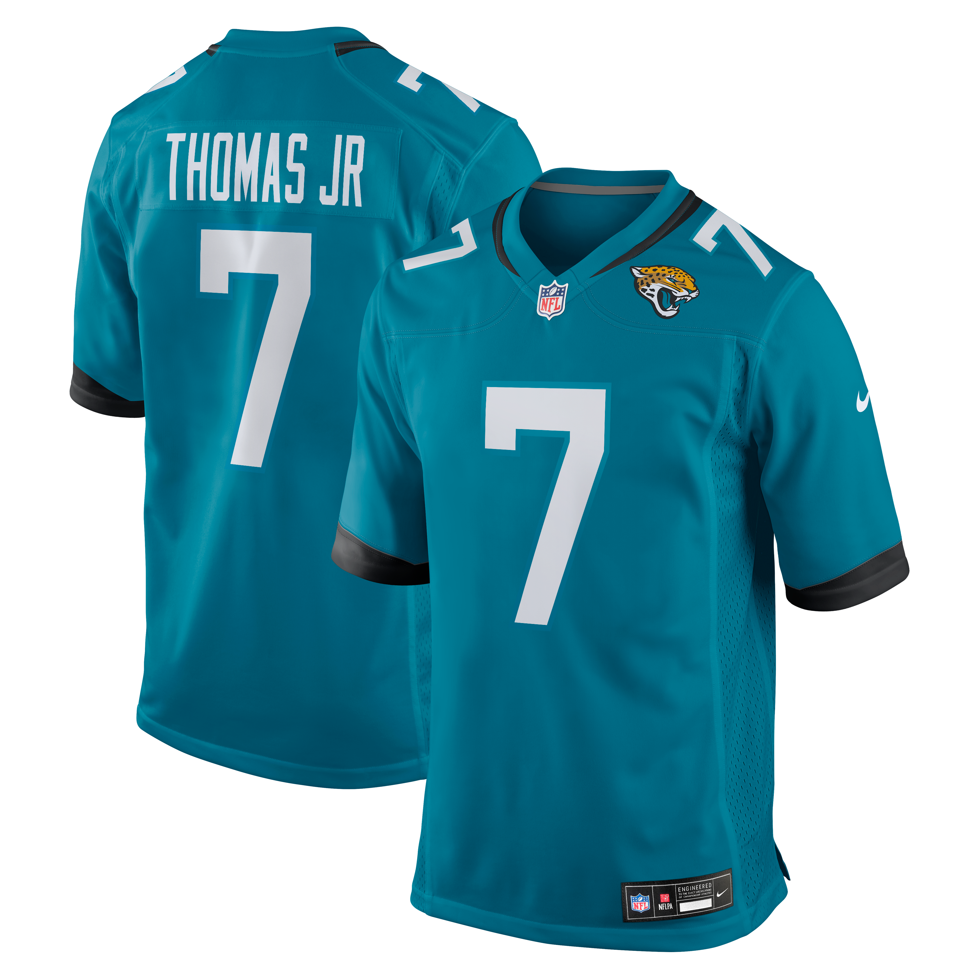 Jacksonville Jaguars Teal Player Jersey for Men – Brian Thomas Jr