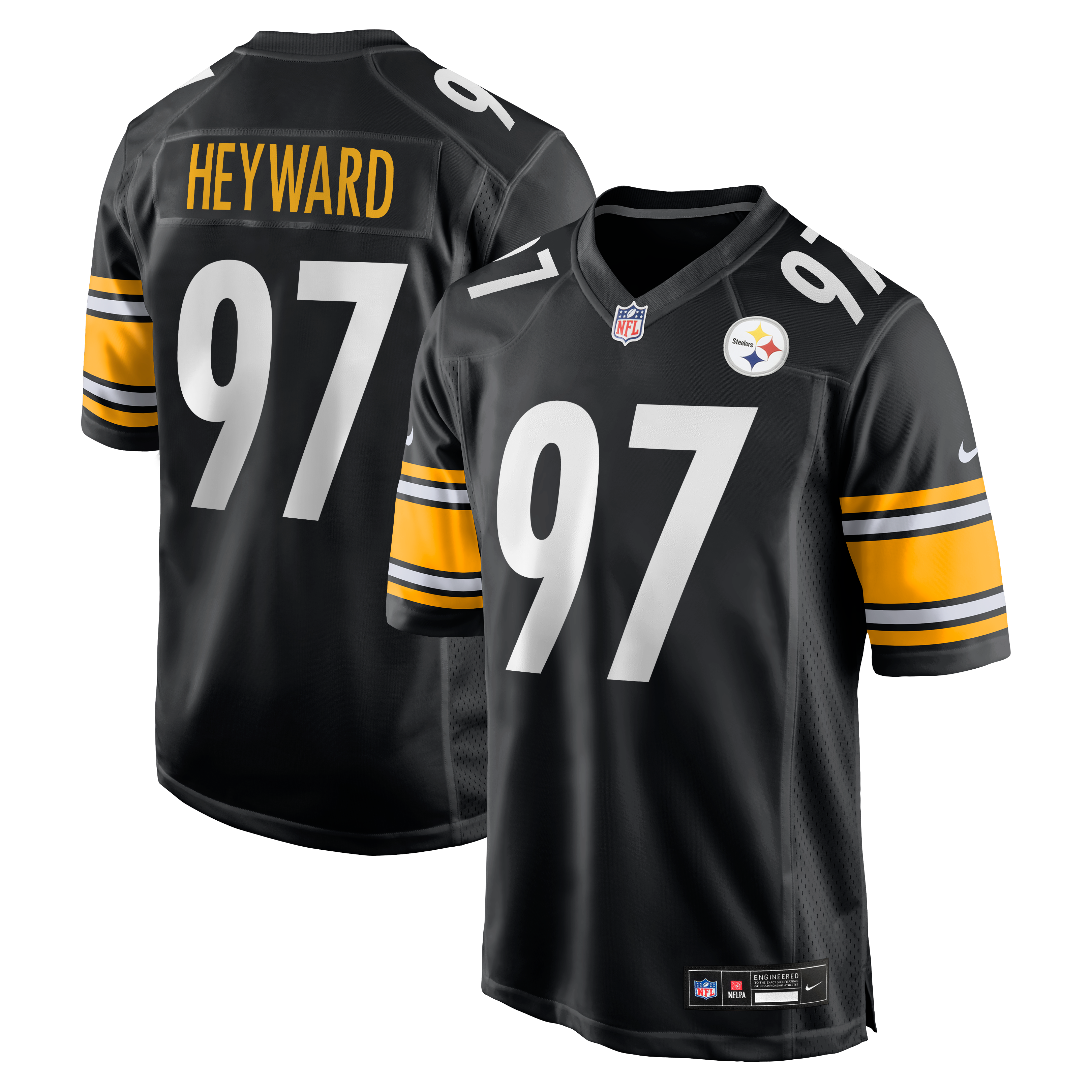 Pittsburgh Steelers Black Game Jersey for Kids – Cameron Heyward