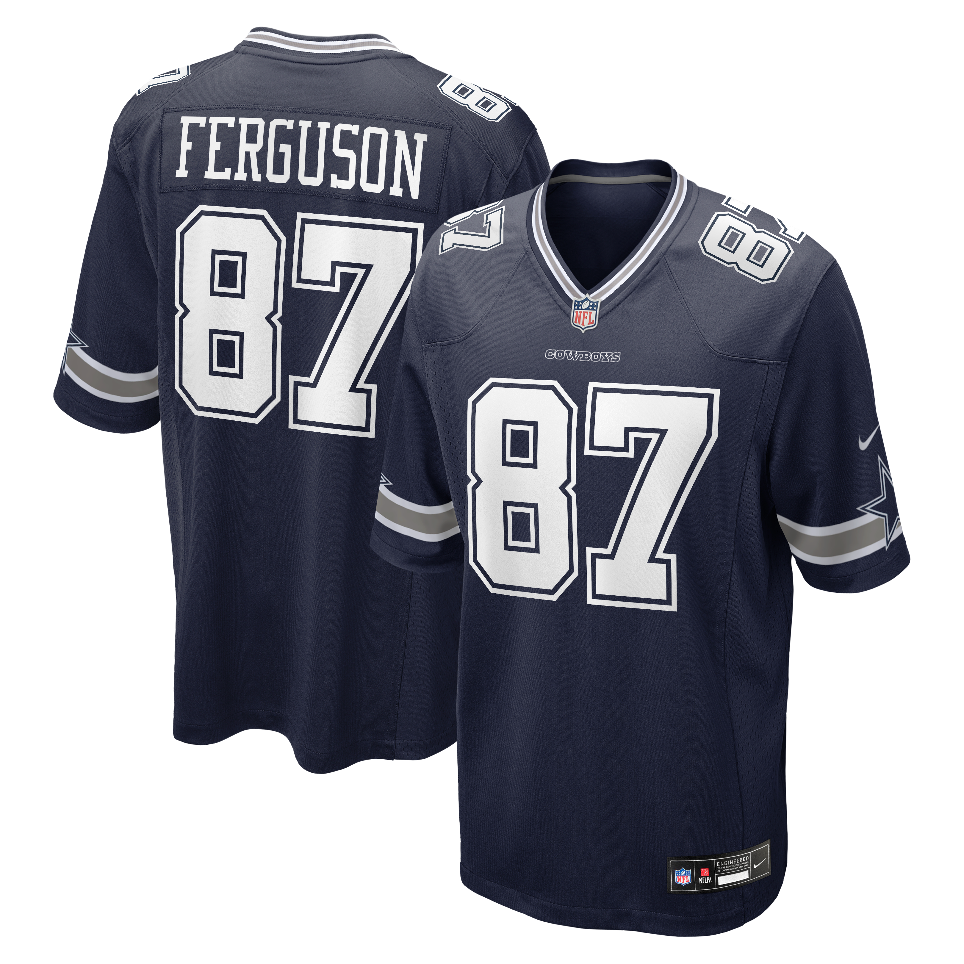 Dallas Cowboys Navy Game Jersey for Women – Jake Ferguson