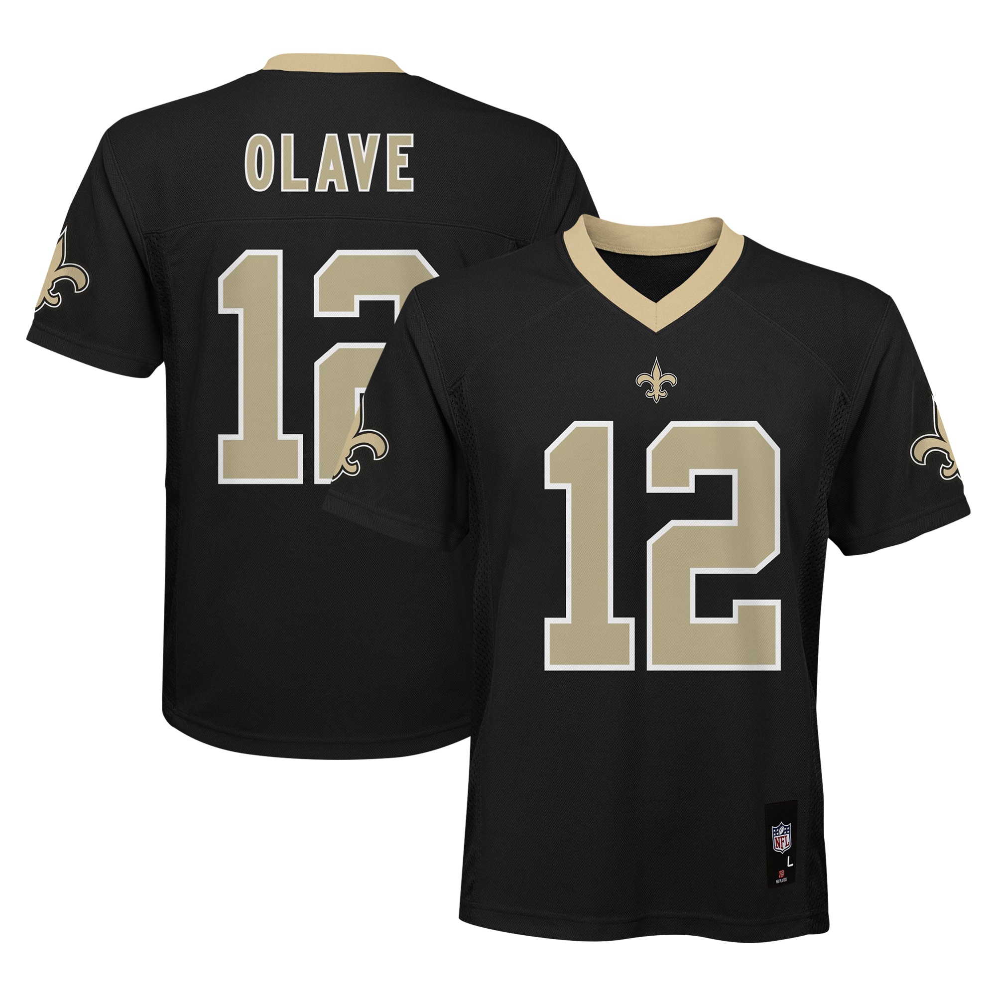 New Orleans Saints Black Replica Jersey for Men – Chris Olave