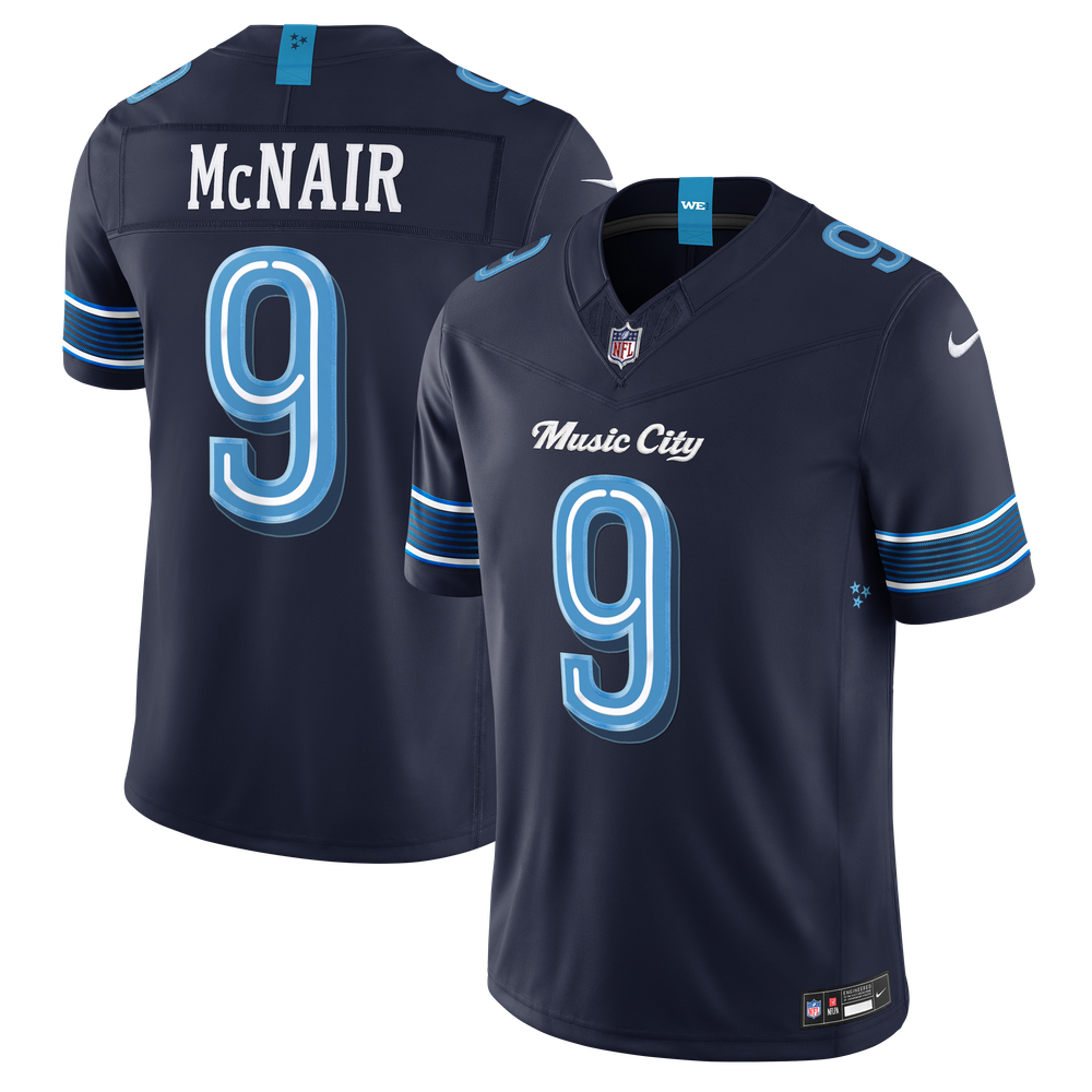 Tennessee Titans 2026 Navy Rivalries Stitched Limited Jersey for Men – Steve McNair