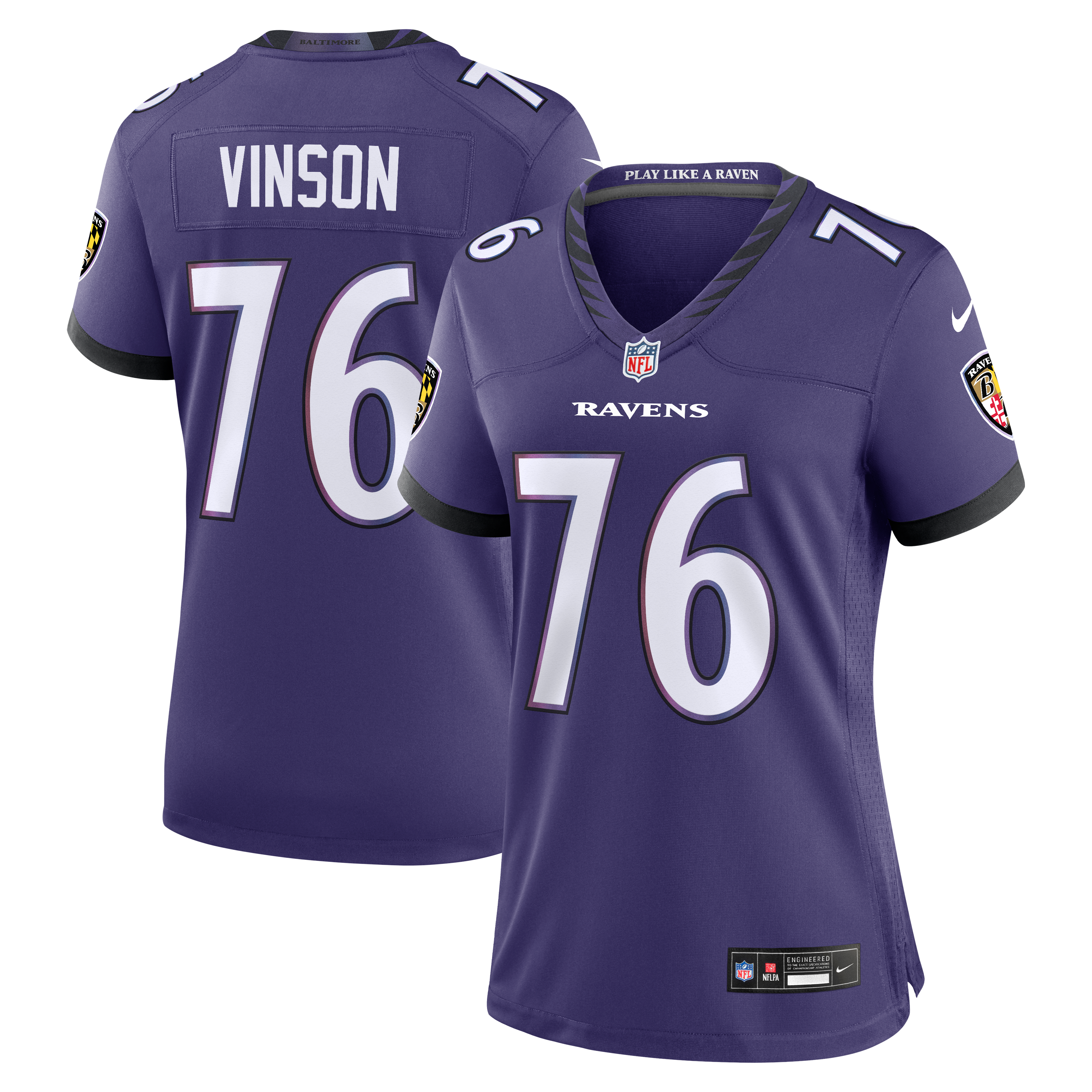 Baltimore Ravens Purple Game Jersey for Men – Carson Vinson