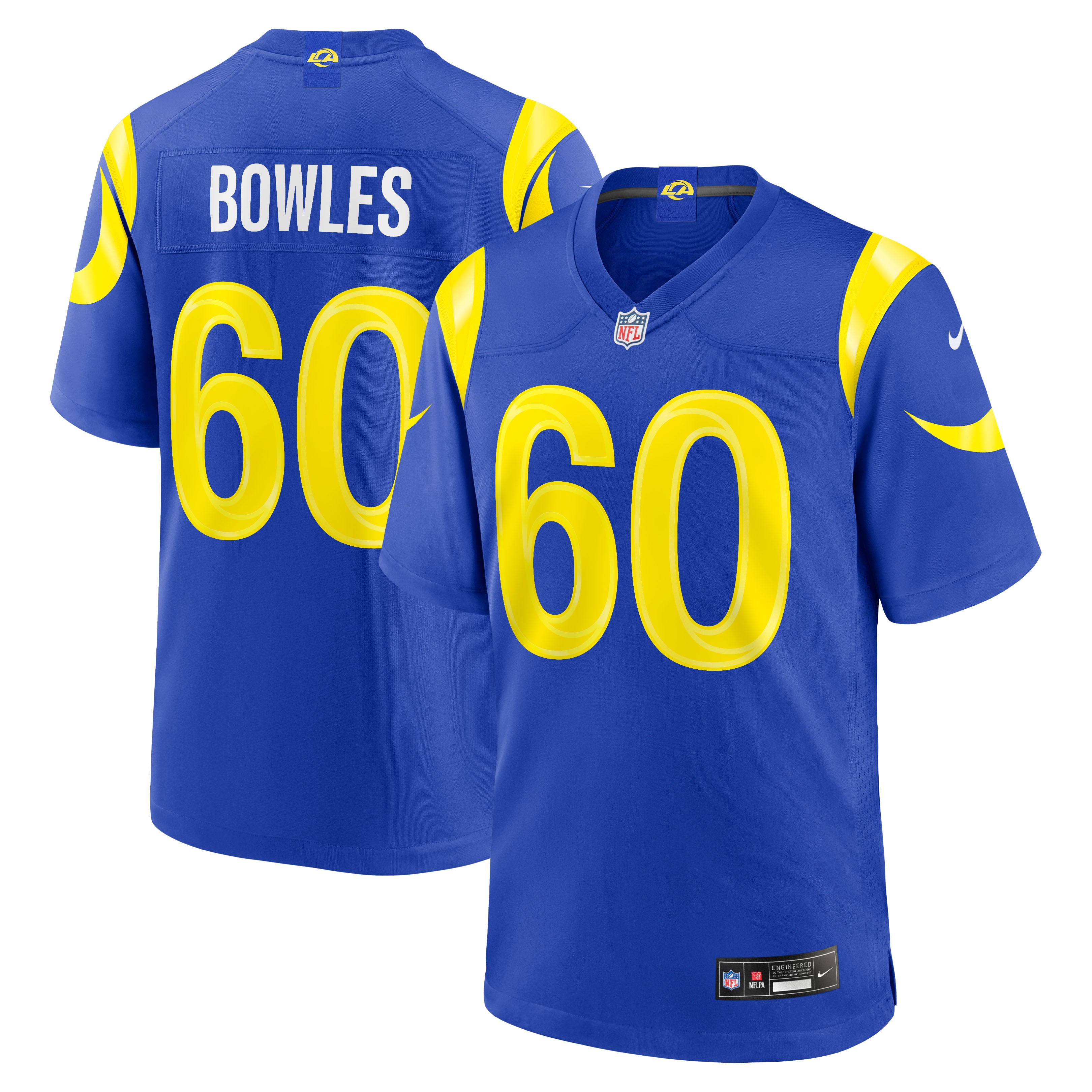 Los Angeles Rams Royal Game Jersey for Women – Wyatt Bowles