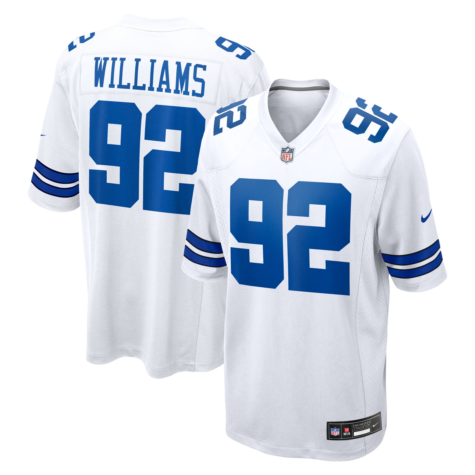 Dallas Cowboys White Game Jersey for Men – Quinnen Williams