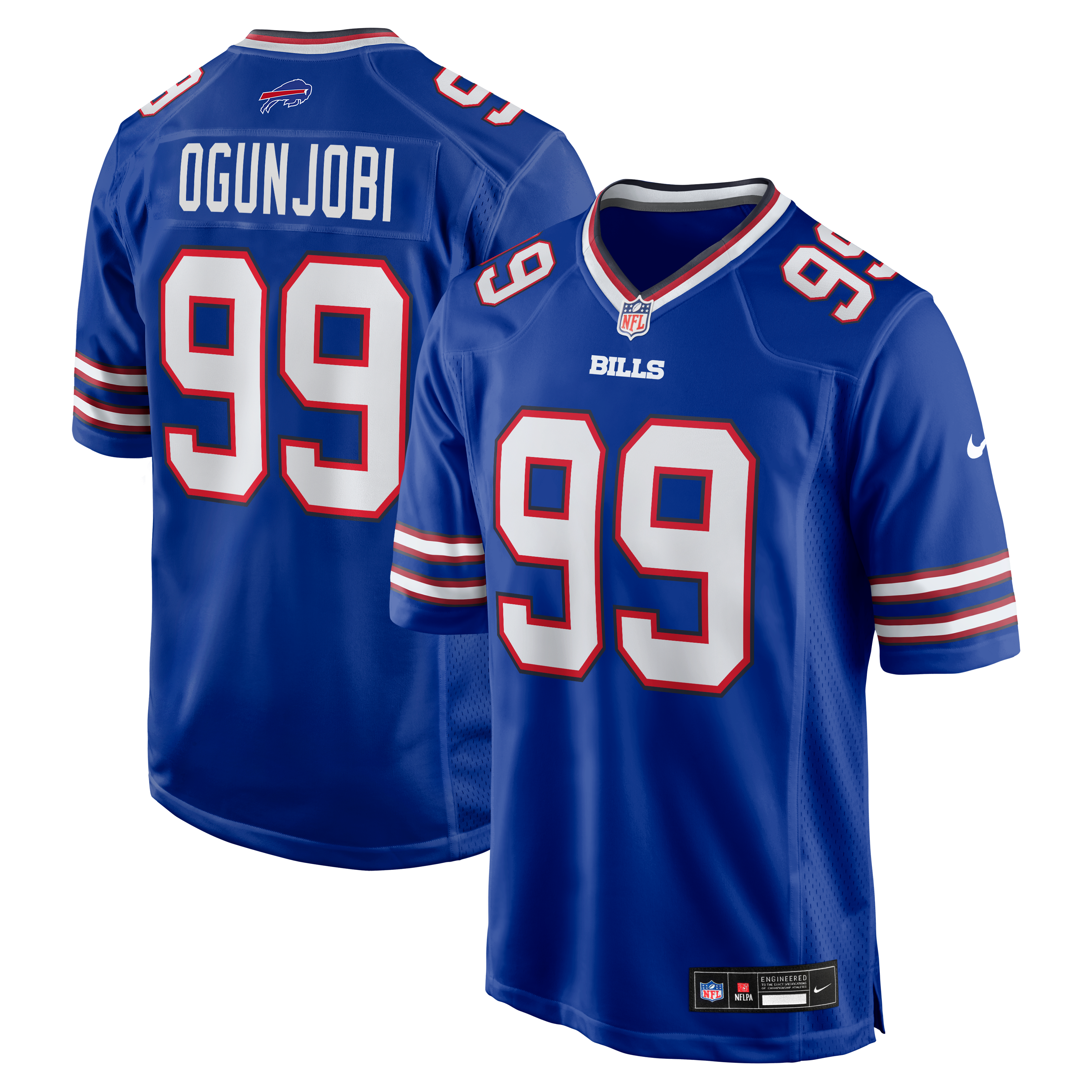 Buffalo Bills Royal Game Jersey for Kids – Larry Ogunjobi