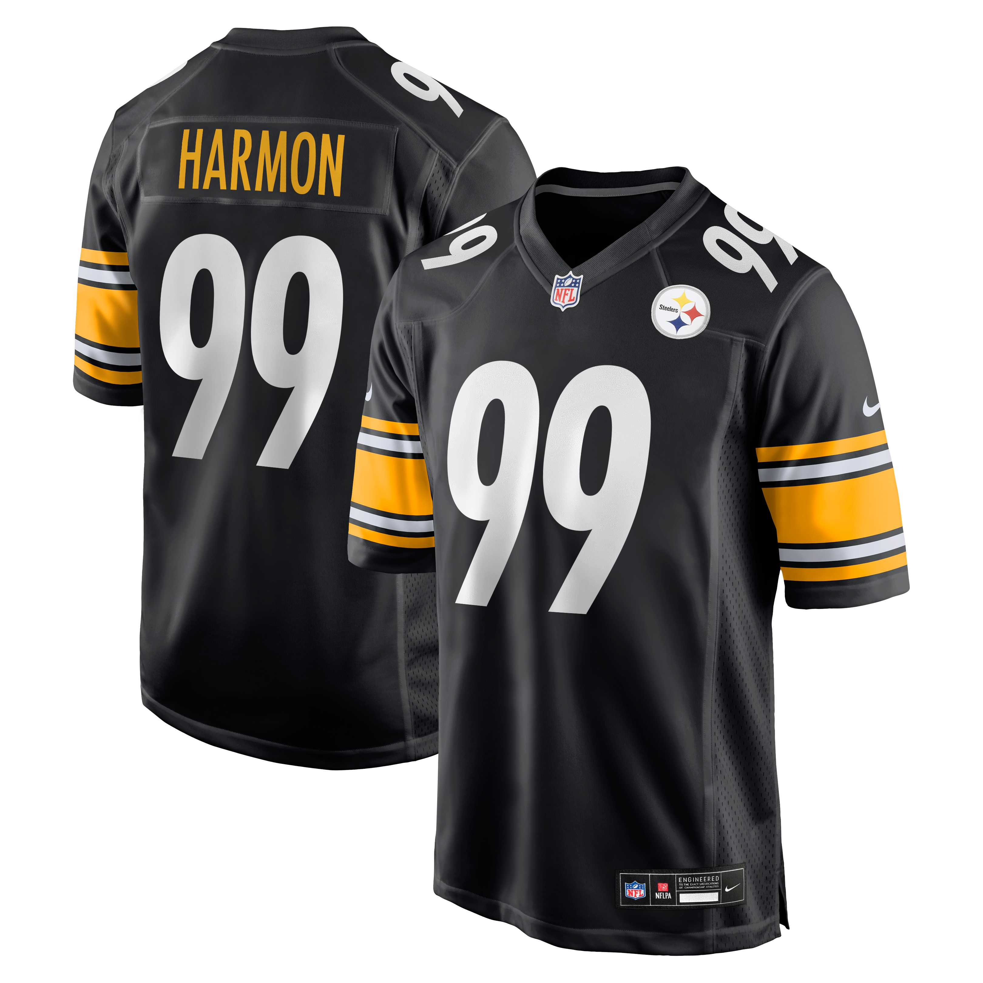 Pittsburgh Steelers Black Player Jersey for Men – Derrick Harmon