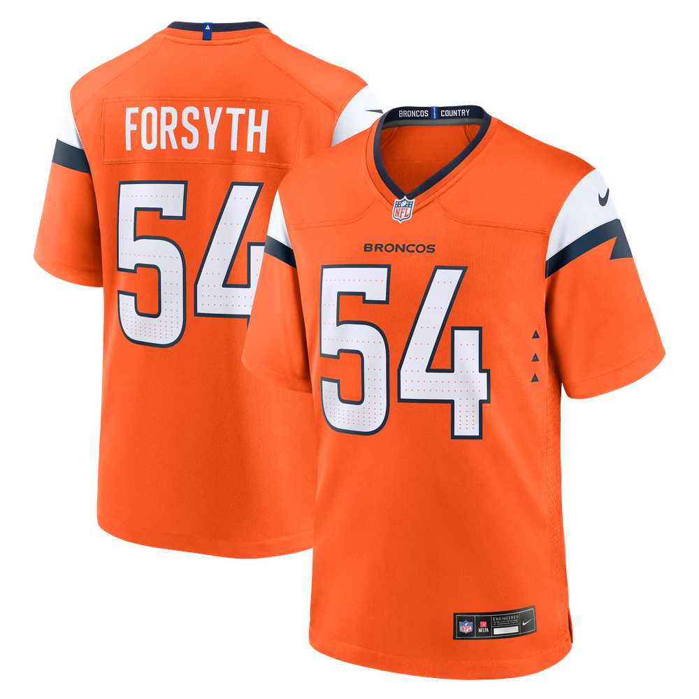 Denver Broncos Orange Game Jersey for Kids – Alex Forsyth