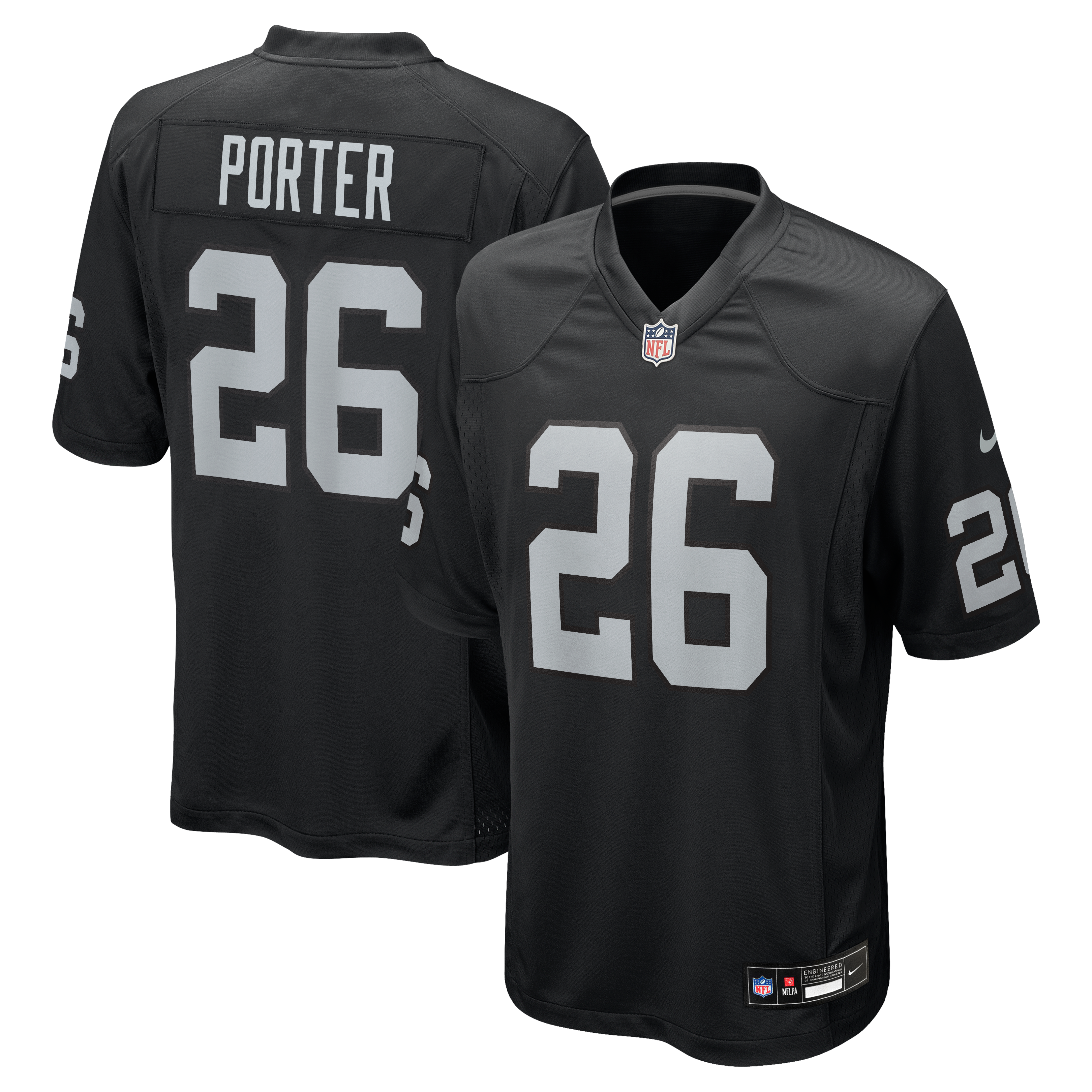 Las Vegas Raiders Game Jersey for Women – Darien Porter