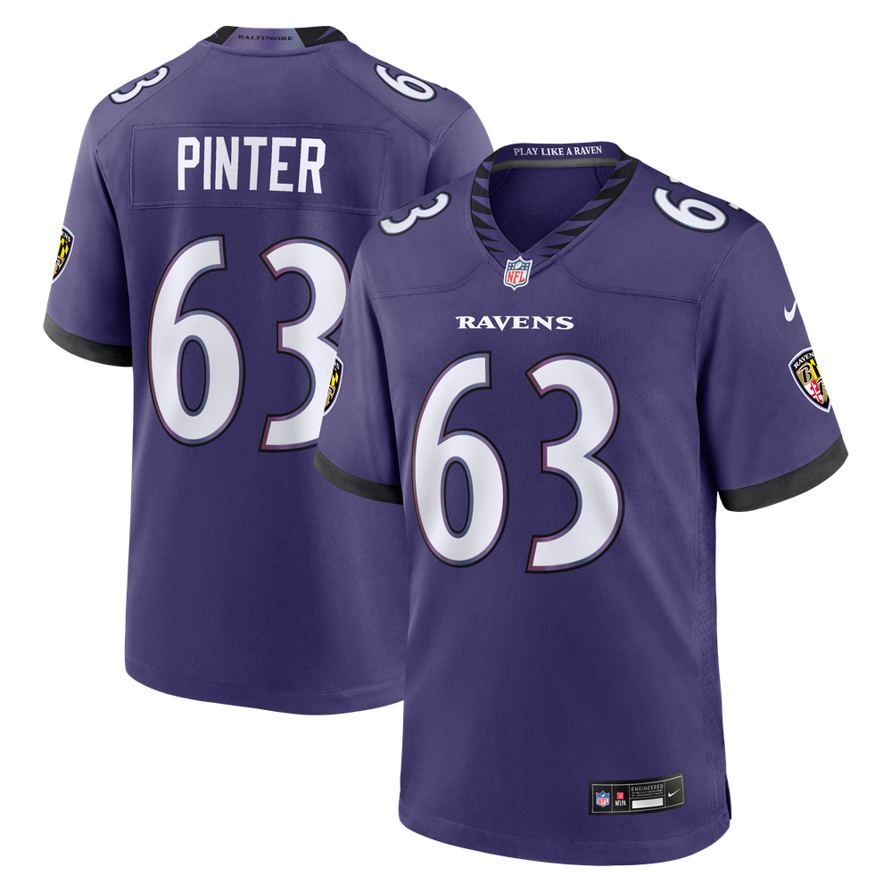 Baltimore Ravens Purple Game Jersey for Kids – Danny Pinter