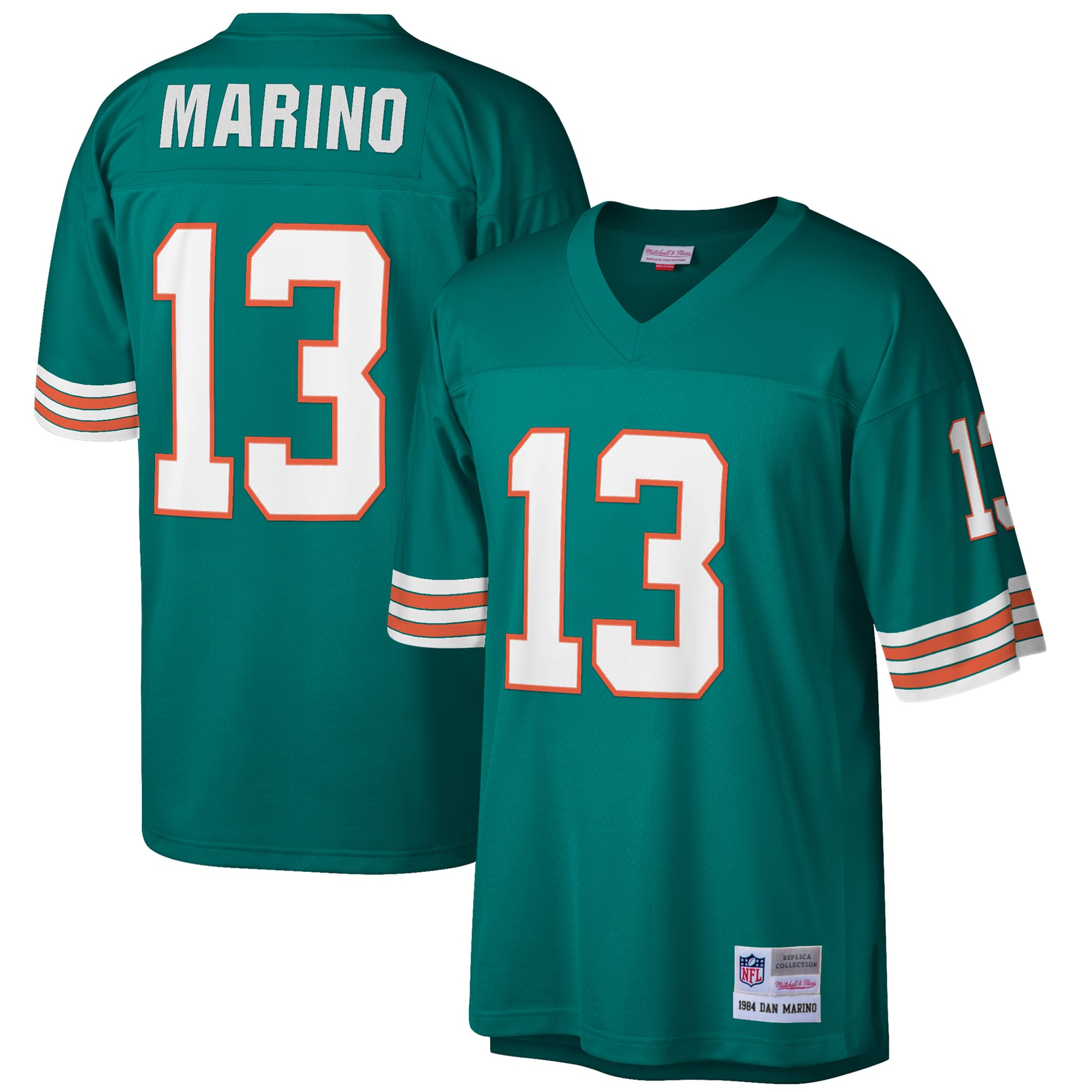 Miami Dolphins 1984 Aqua Big Tall Retired Player Jersey for Women – Dan Marino