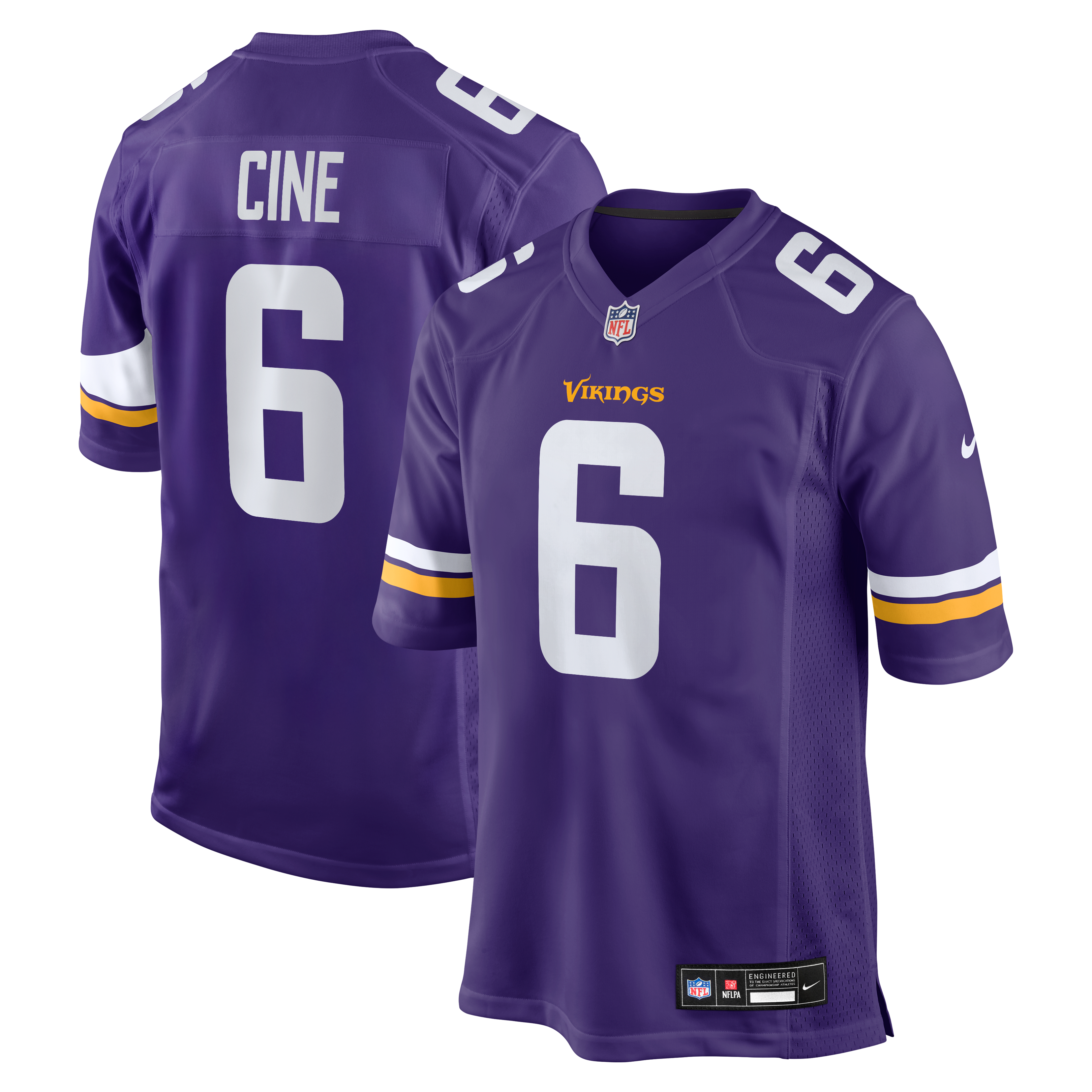 Minnesota Vikings Purple Player Jersey for Women – Lewis Cine